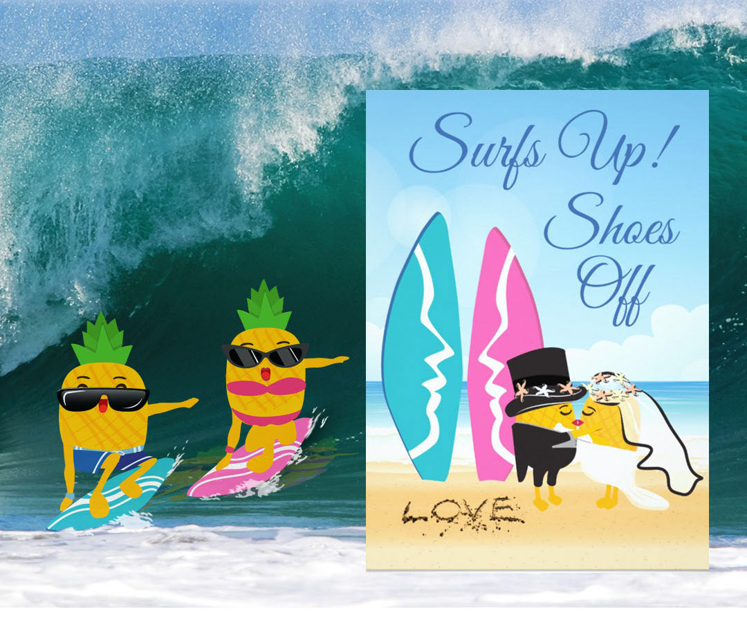 surfs up shoes off