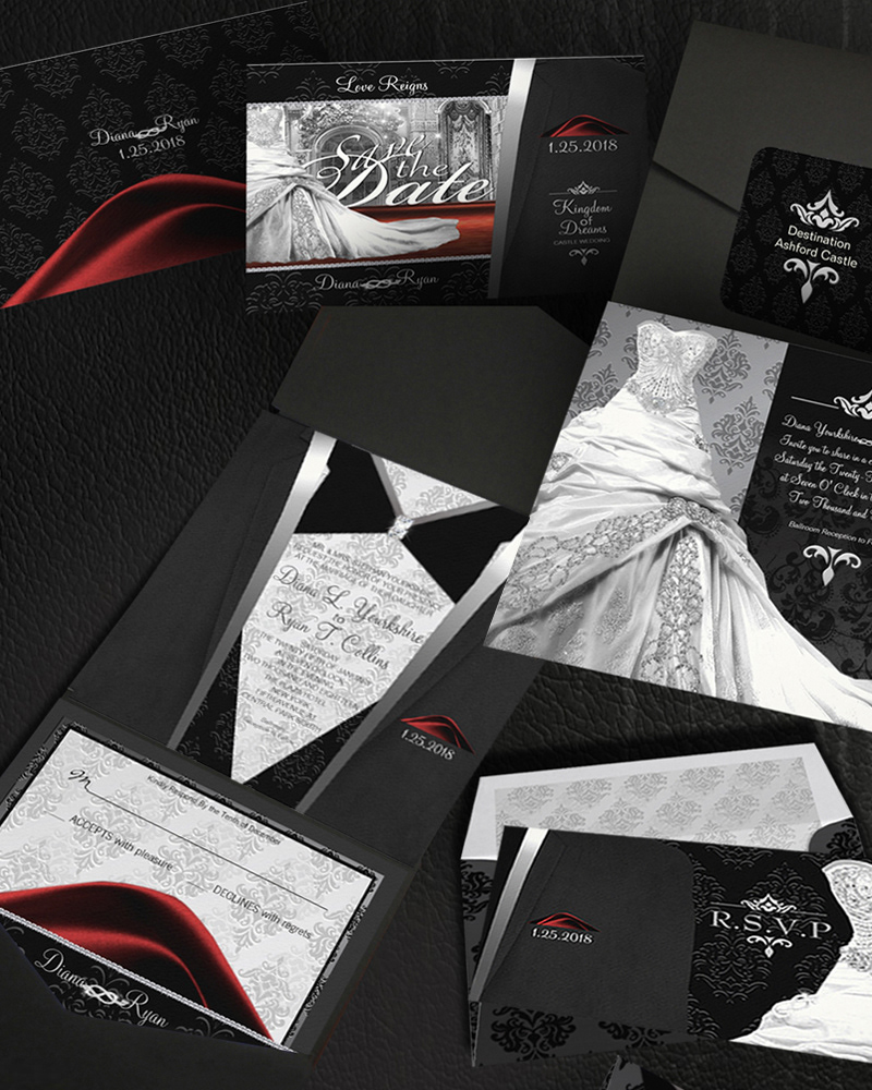 Black Tie Invitations