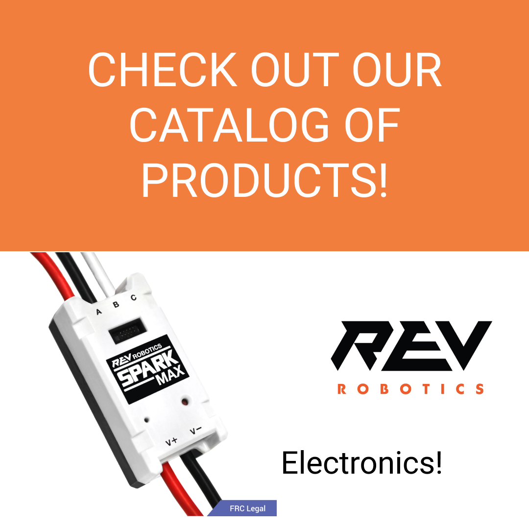 Ad for Rev Robotics to showcase Design Work