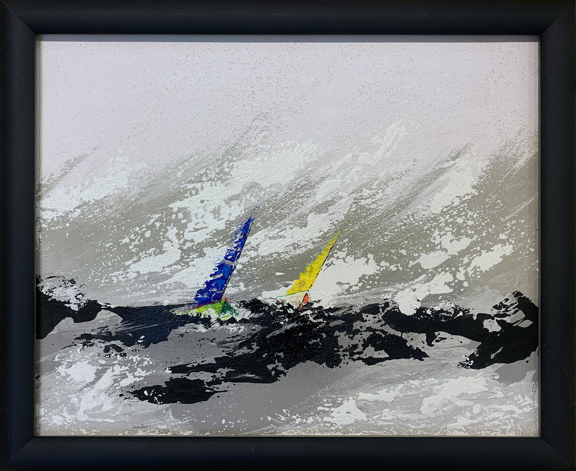 G.Zarmeni - olio su tela - 50x40cm - mis. est. cornice: 58x48cm