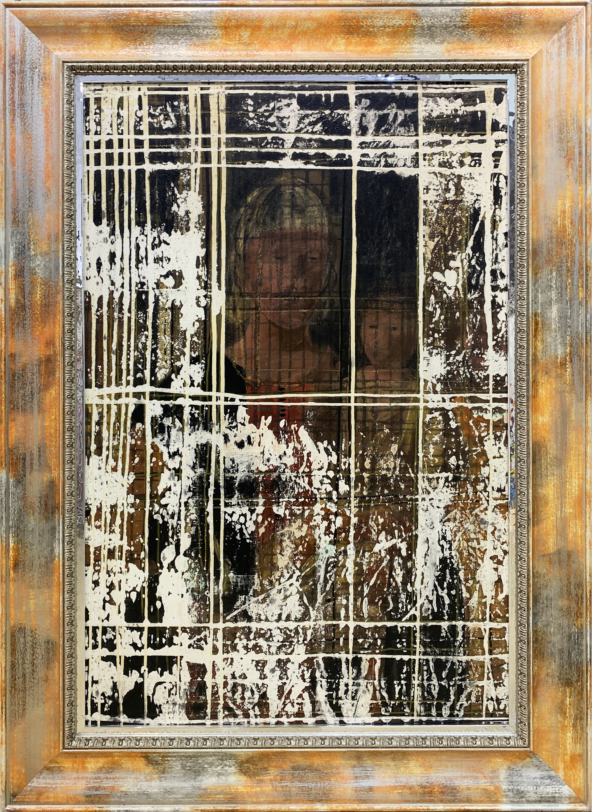 E.Manera - Tecnica mista - tela su supporto ligneo - 80x110cm - mis. est. cornice: 104x134cm