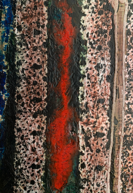 E.Manera - Energia III -  Tecnica mista Smalto e Acrilico su tela - 41x59cm