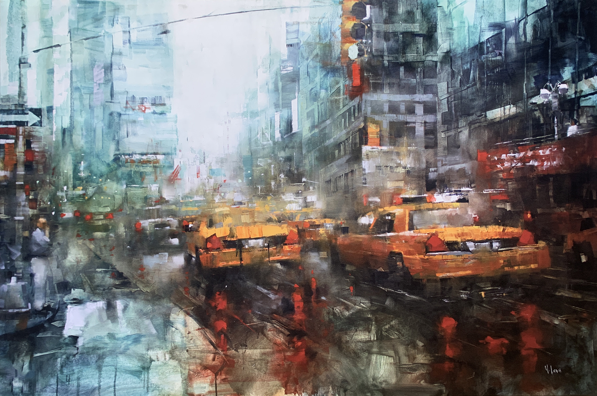 ### 82x120cm - litografia su tela - 260