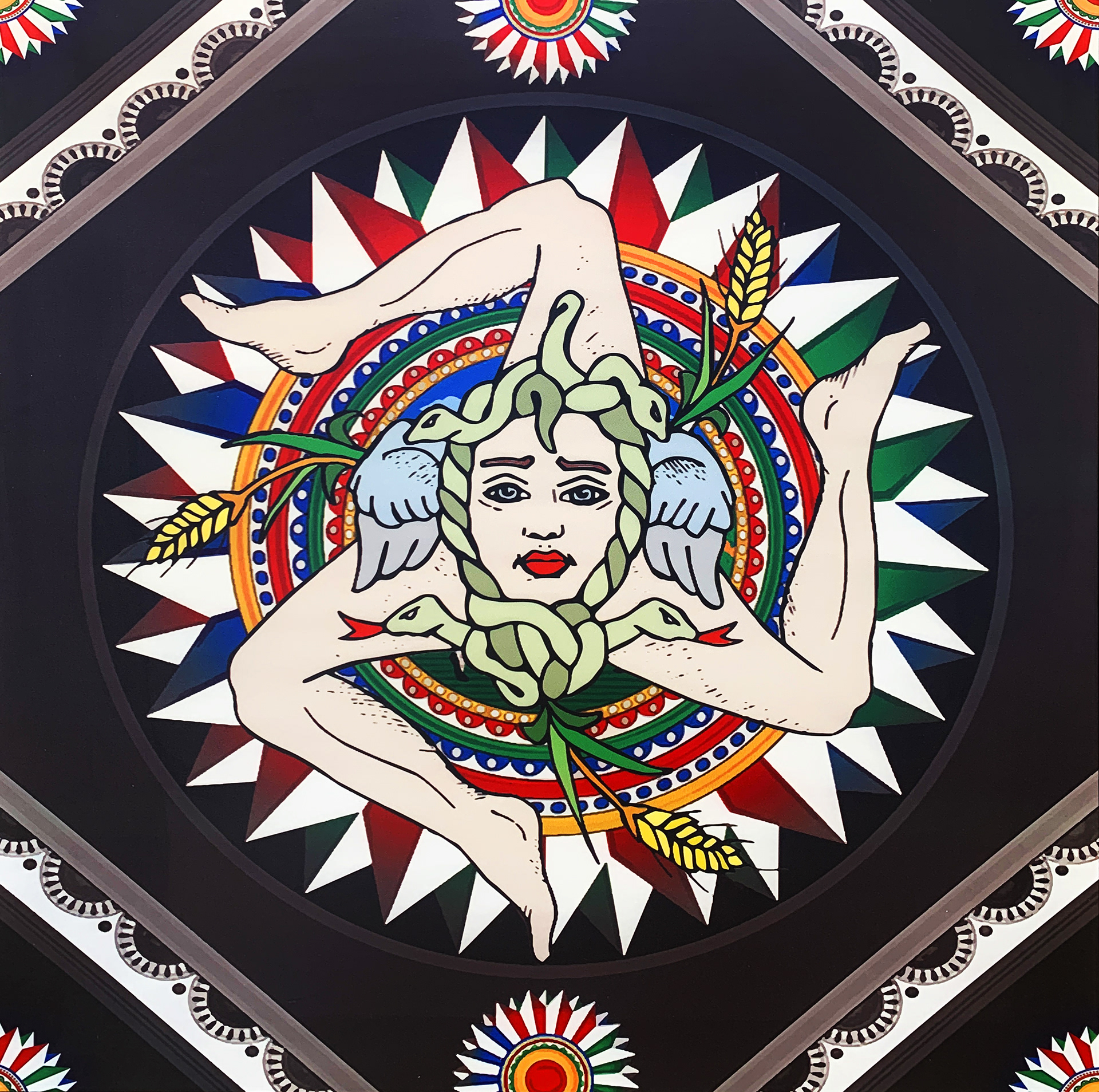 100x100 - Litografia su tela - 295