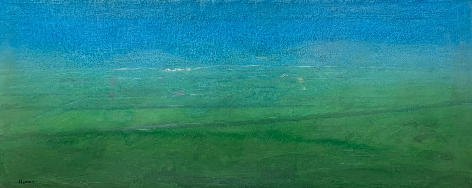 S.Chessari - Verde Ibleo - Olio su tela - 100x40cm