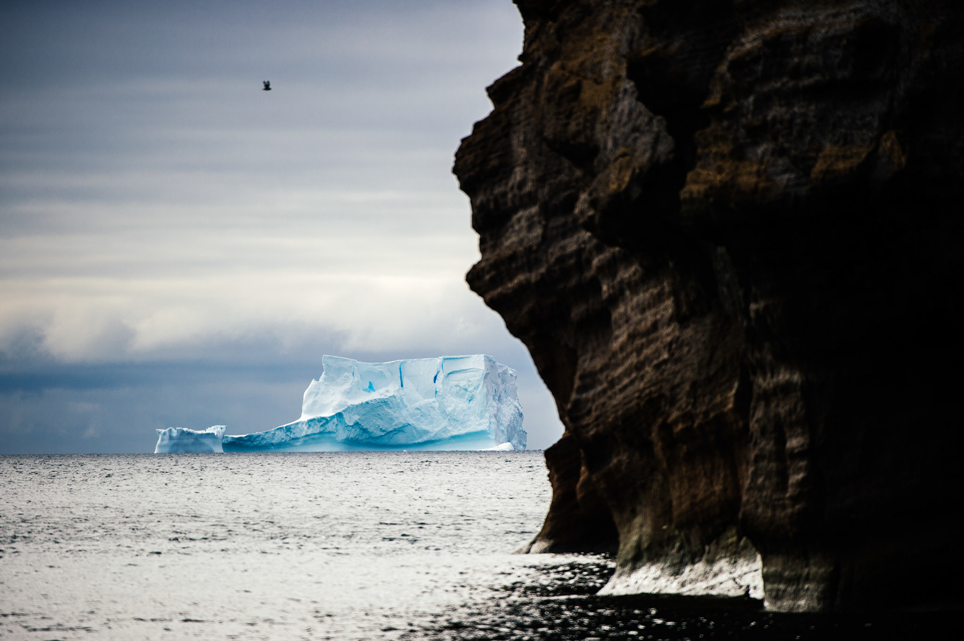 Iceberg off Bailey Head, Deception Island, Antarctica