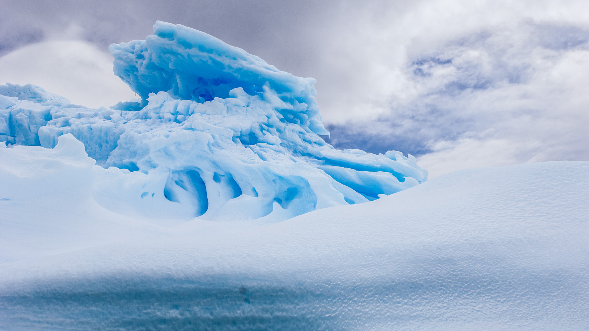 Iceberg near Cuverville Island, Antarctica
