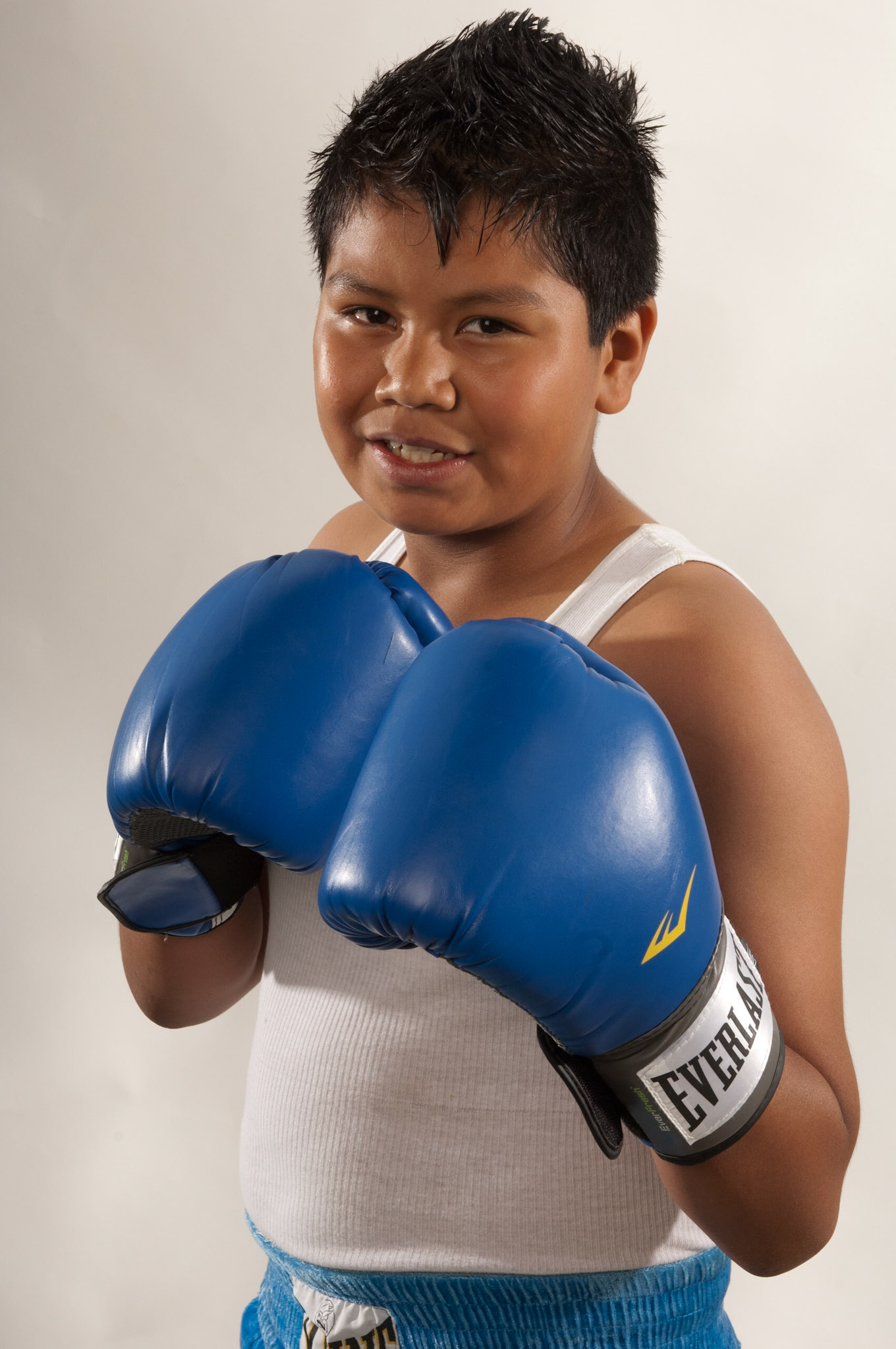 23 April 2011: George Rico poses for a portrait at La Habra Boxing Club in La Habra, CA