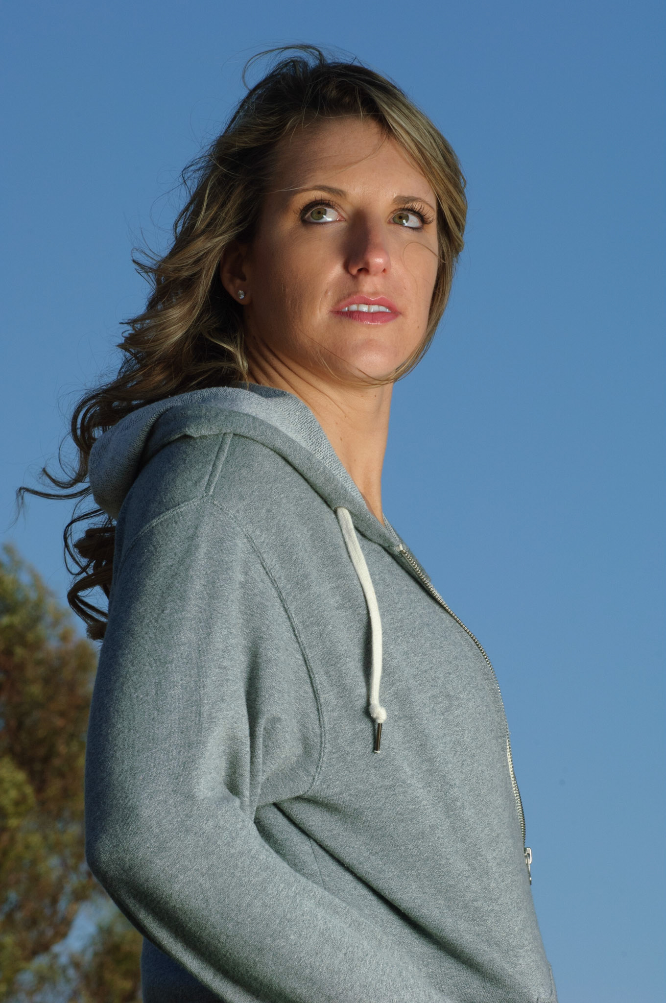23 April 2011: Brooke Langston poses during a portrait session at California State University, Long Beach, in Long Beach, CA.