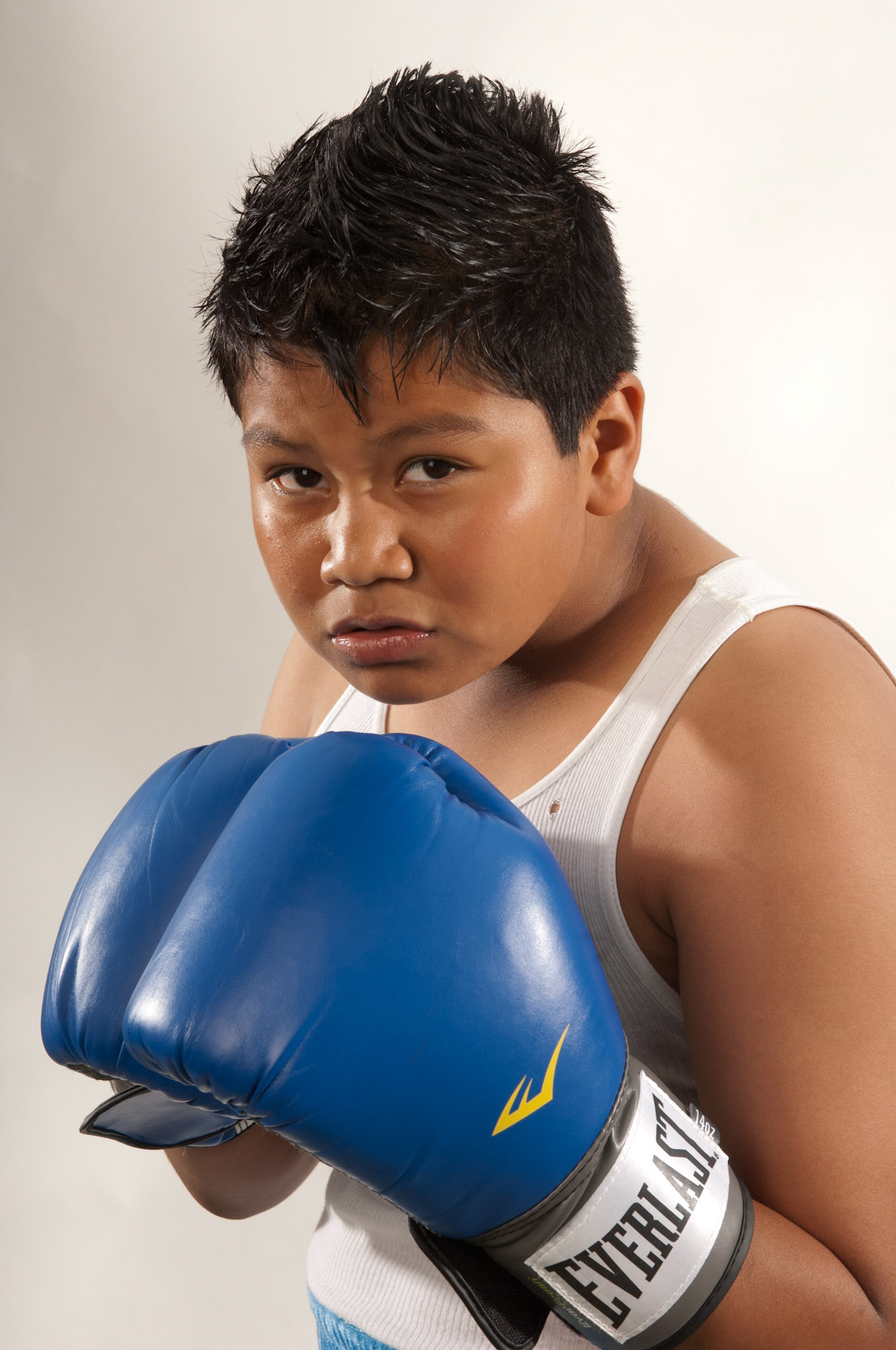 23 April 2011: George Rico poses for a portrait at La Habra Boxing Club in La Habra, CA