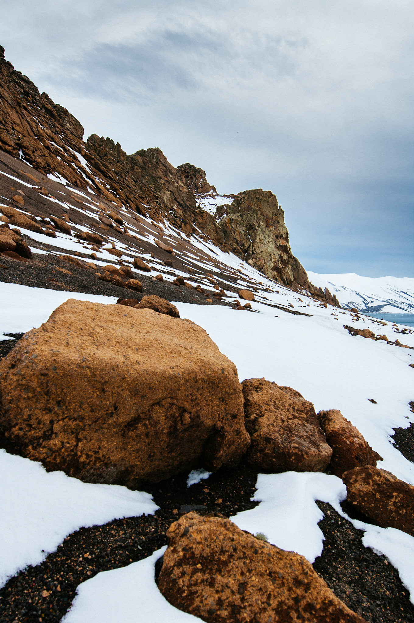 Deception Island, near Antarctica