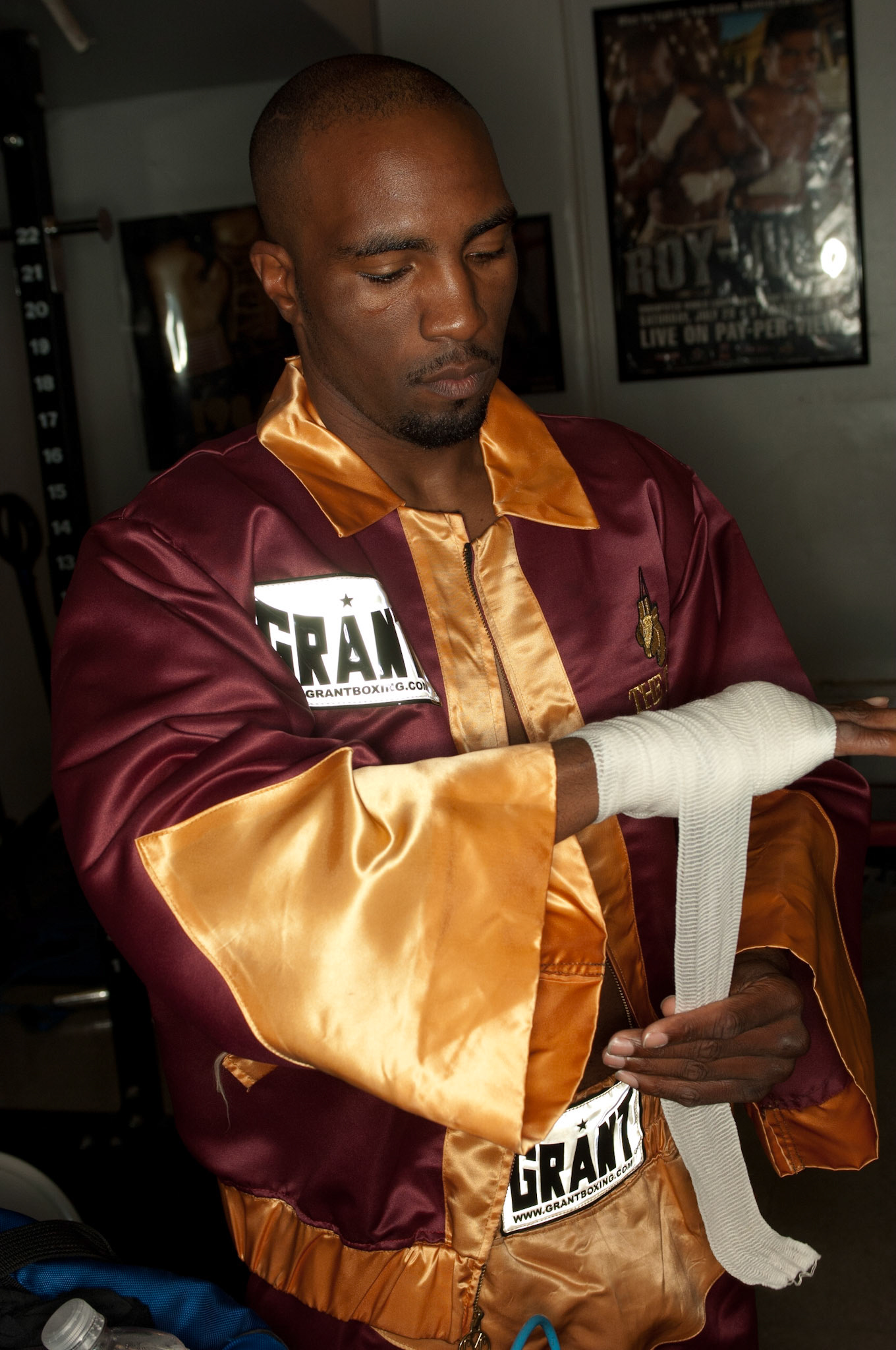 23 April 2011: Buddy Tyson trains at the La Habra Boxing Club, in La Habra, CA.