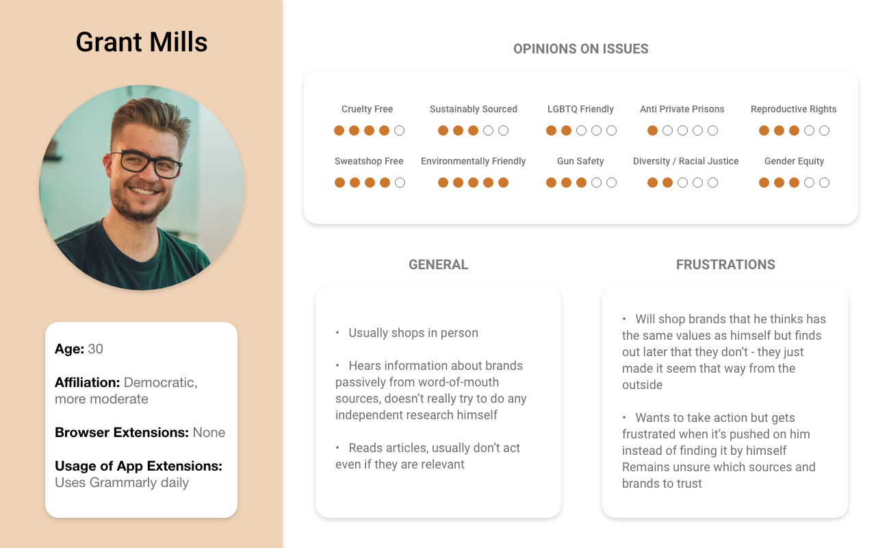 Persona #2 - Grant Mills