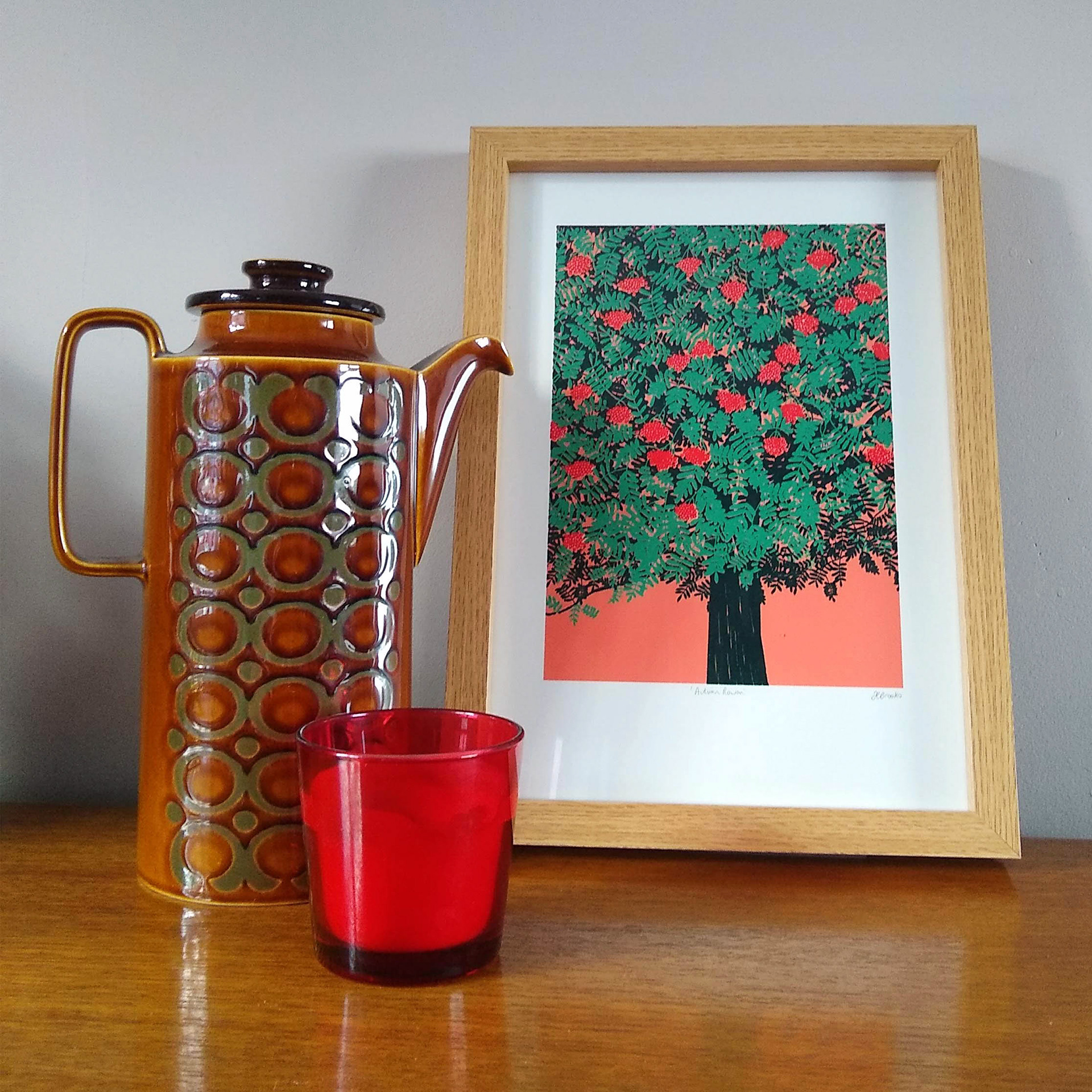Autumn rowan, 4 layers, 21x15cm, open edition