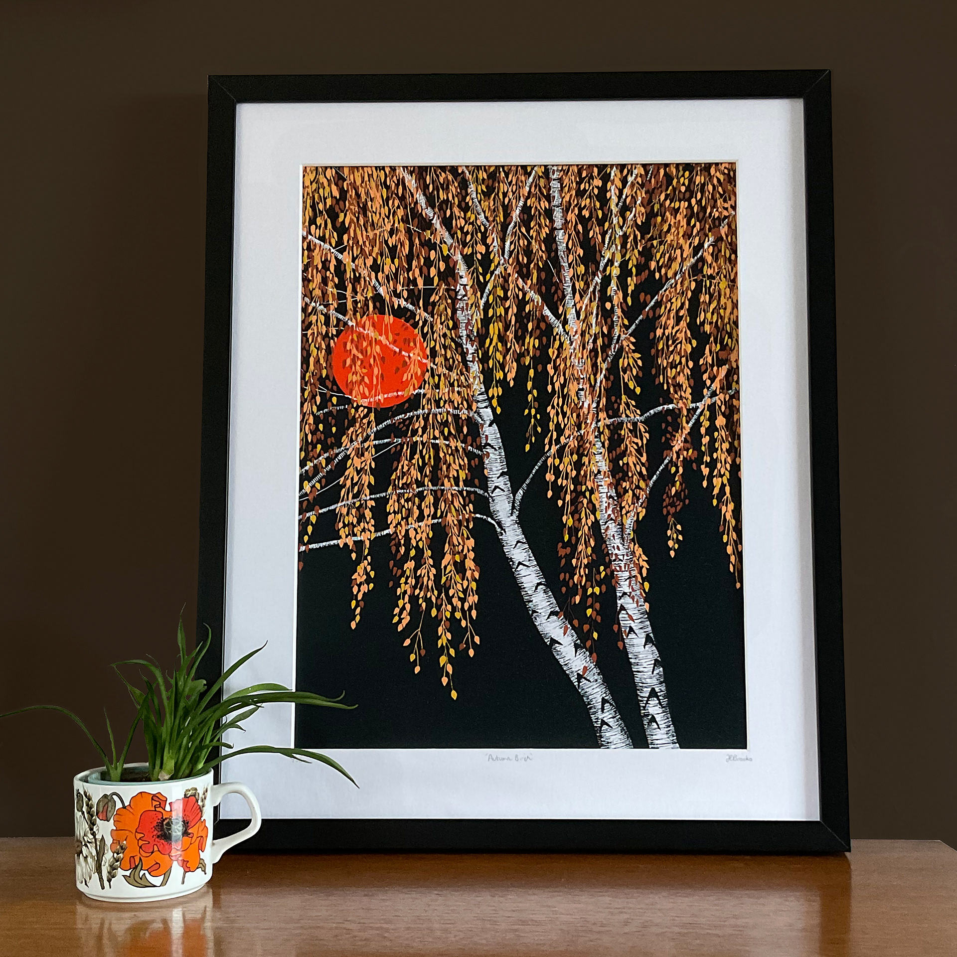 Autumn Birch 30x40cm, 5-layer, limited edition