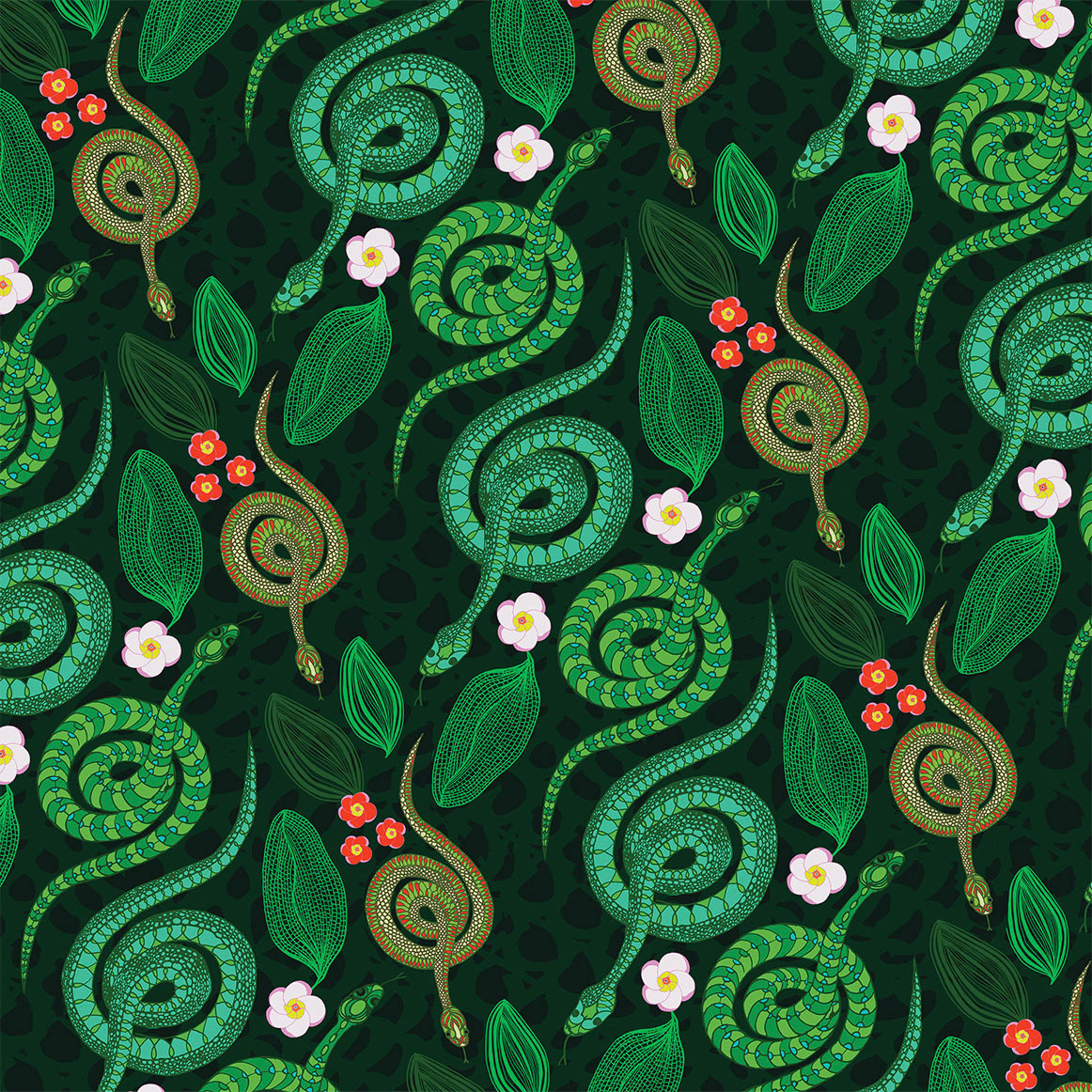 Sleeping snakes