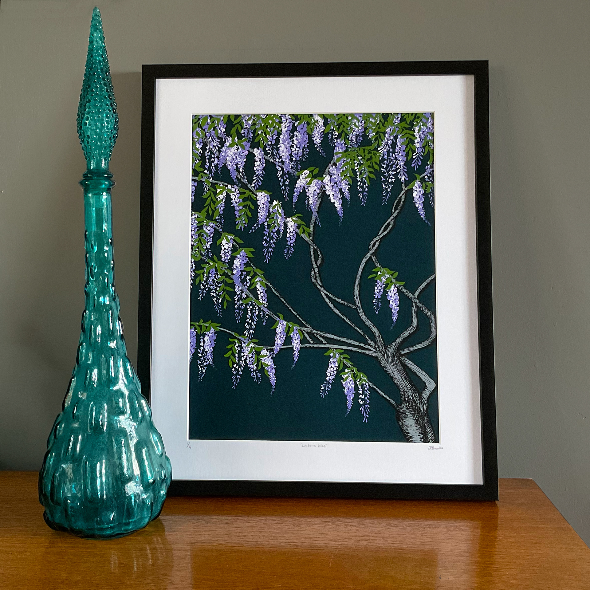Wisteria Vine, 30x40cm, 5-layer print, limited edition of 38
