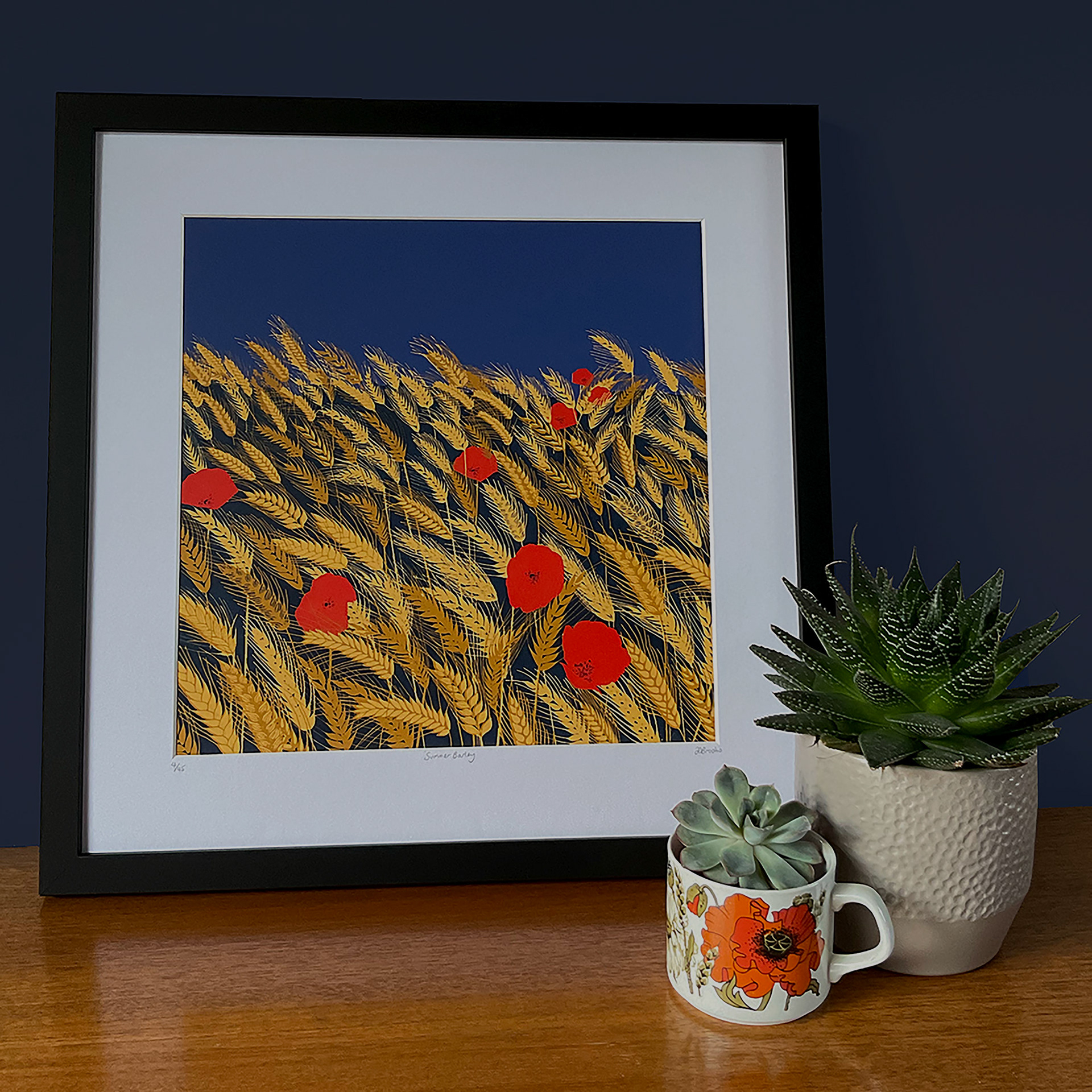 Summer Barley, 5 layers, 30x30cm, limited edition of 45