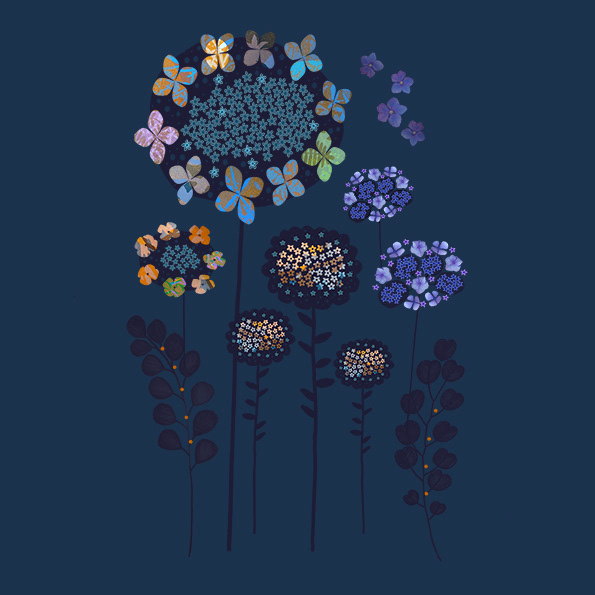 Flower collage