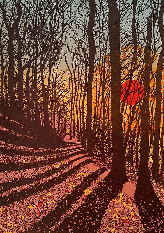 Sunset Shadows, 20x29cm SOLD OUT