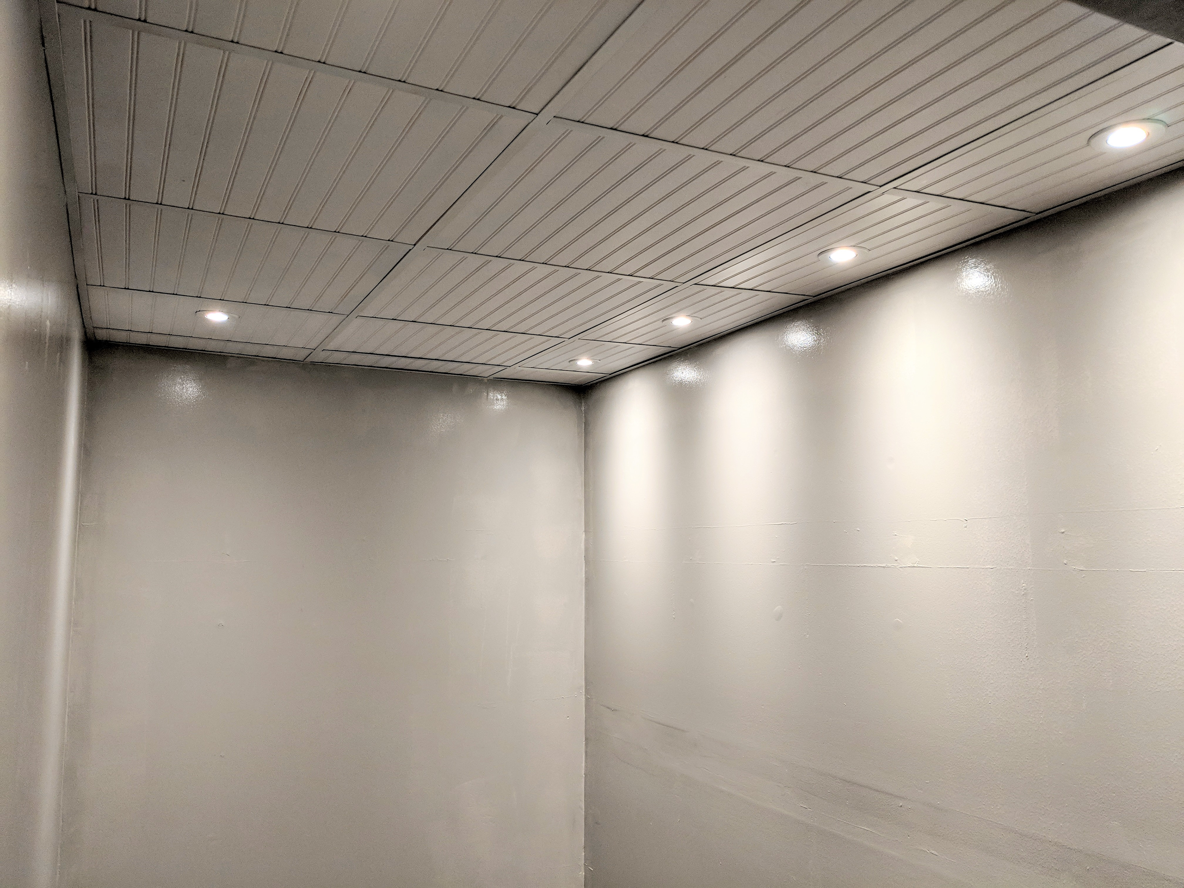 Fresh Paint & Finished Lighting