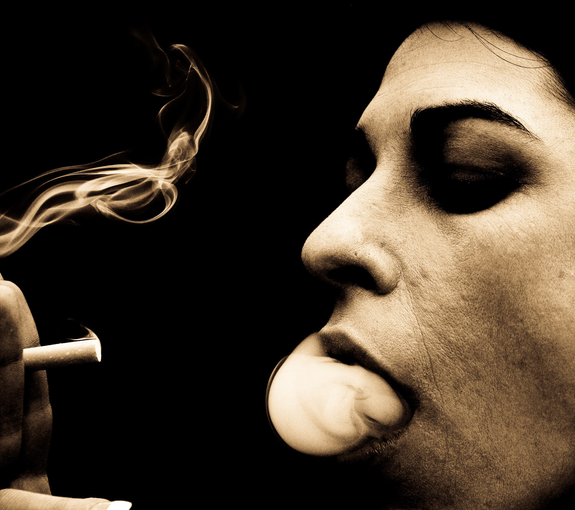 Lady Smoking