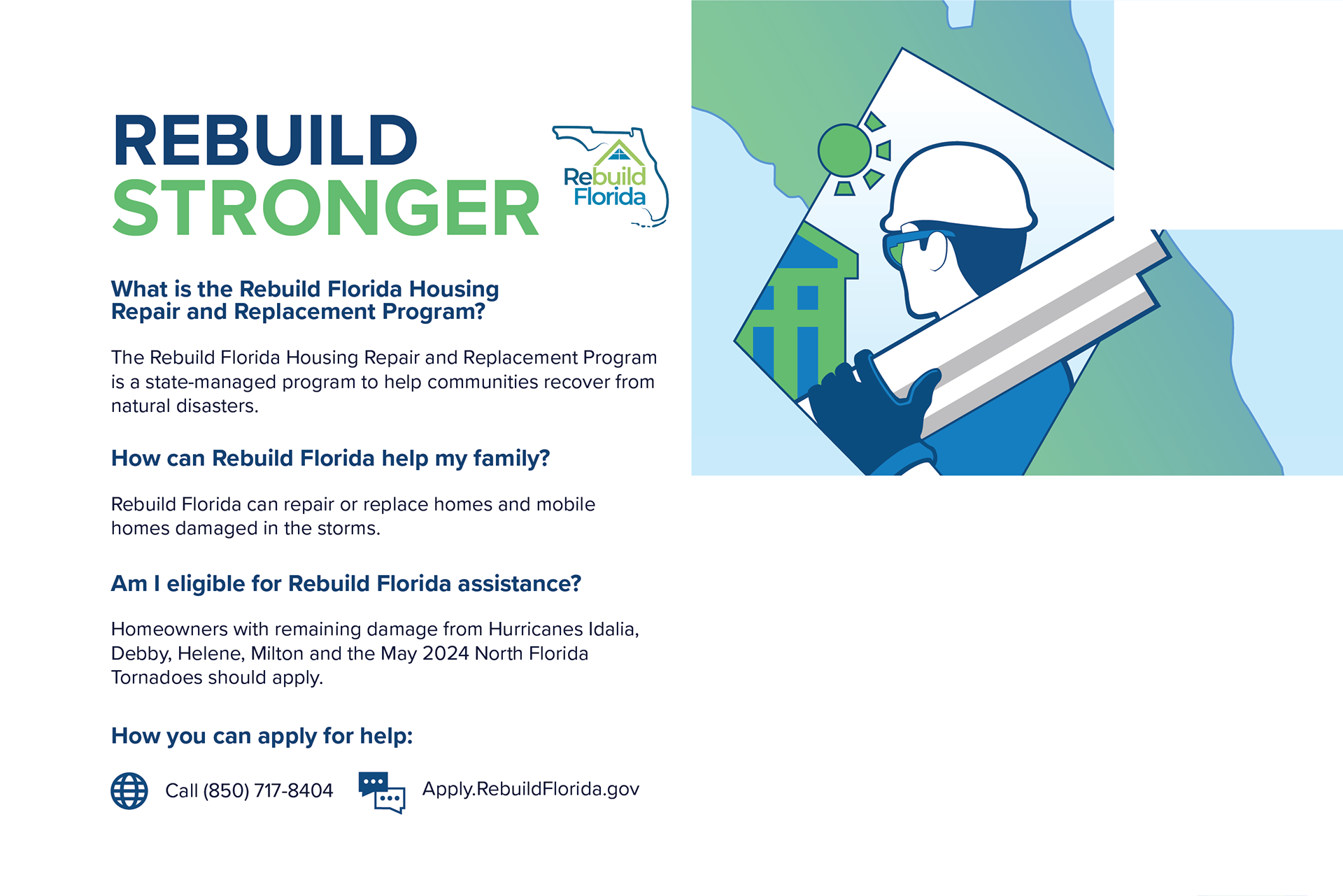 Rebuild Florida Mailers