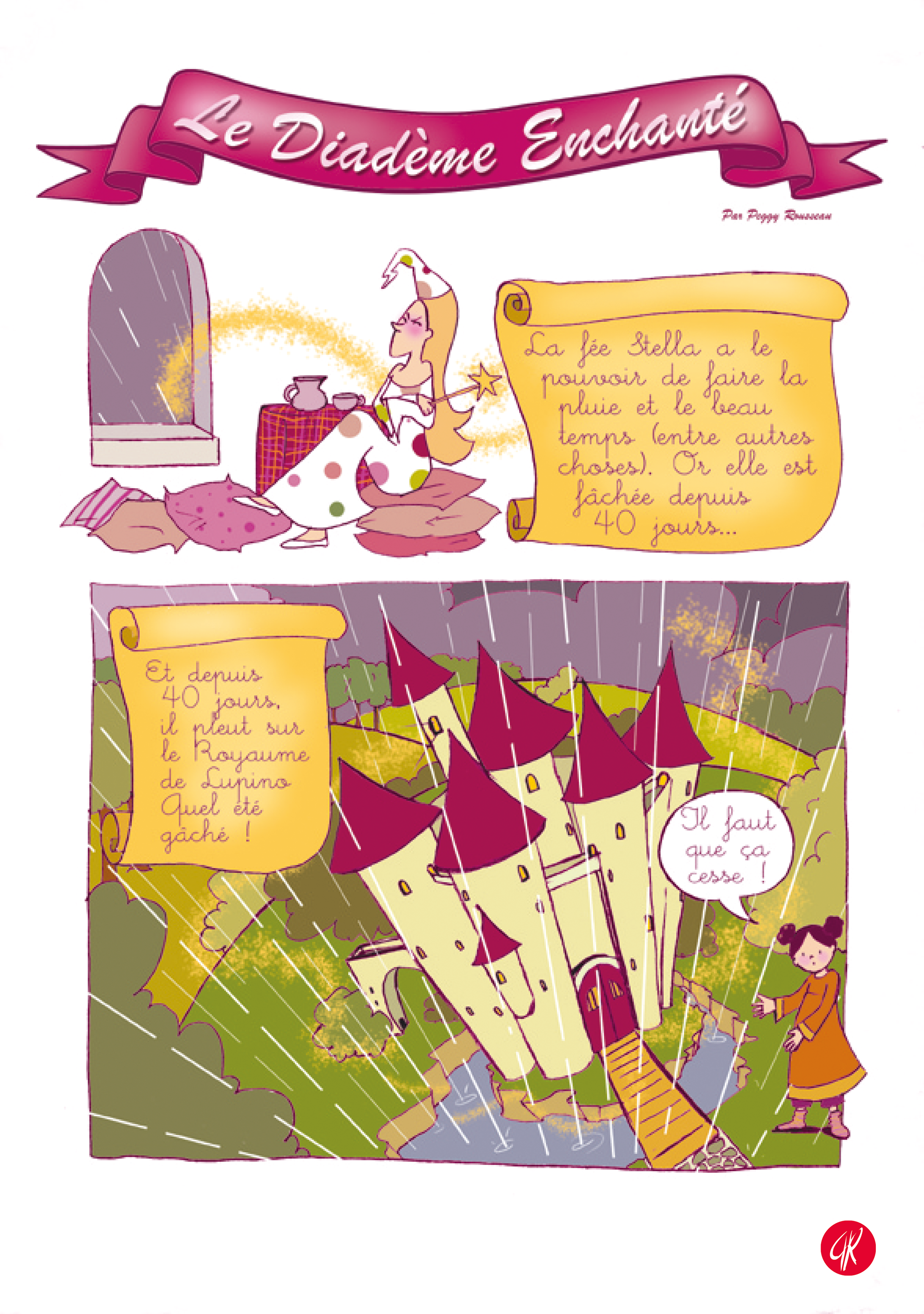 Le diadème enchanté, Petites fées, Mulimedia press.