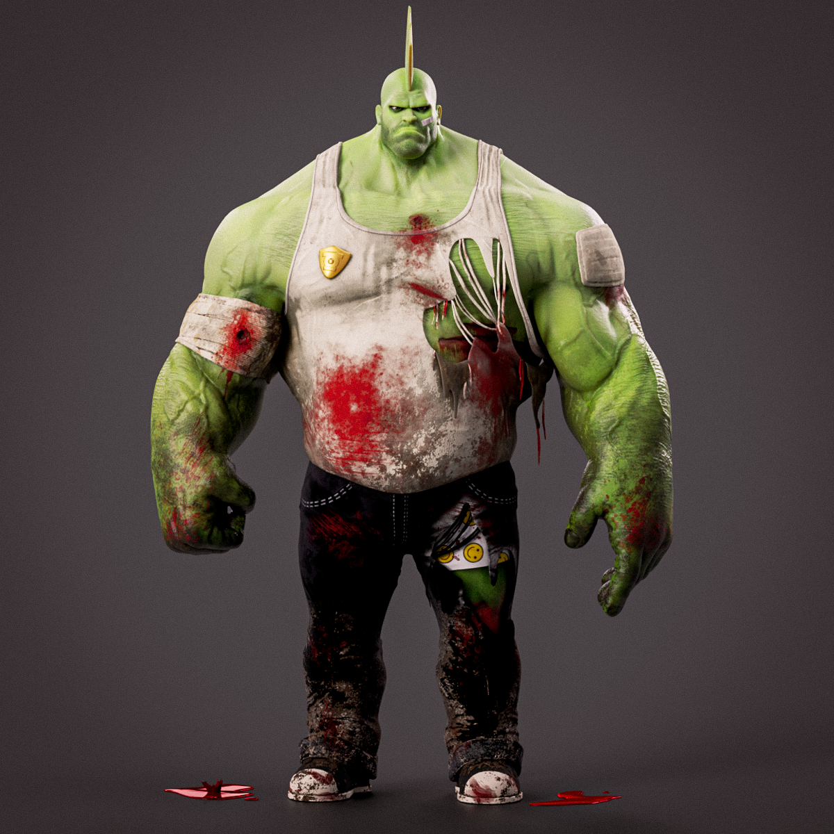 The Savage Dragon ZBrush Max Subsance