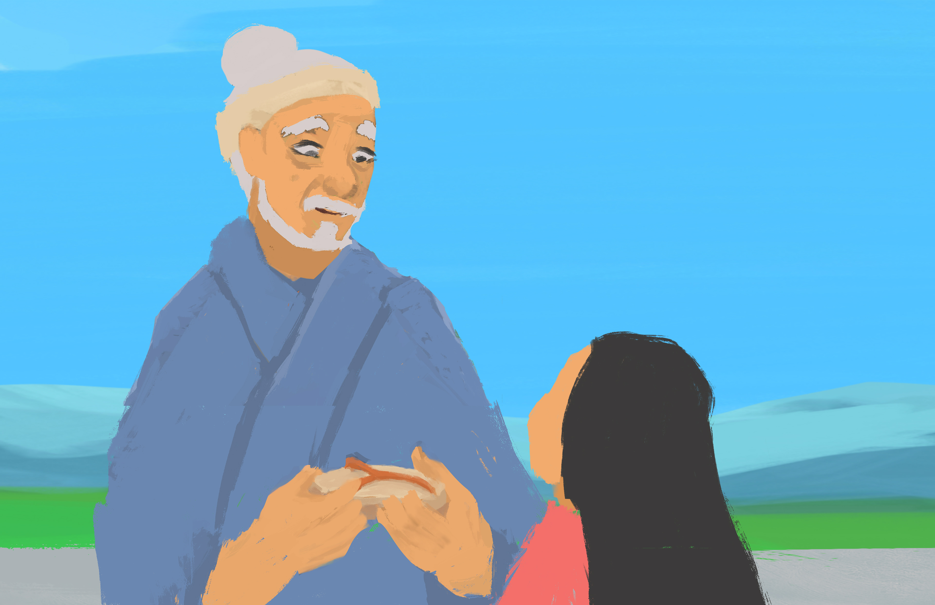 The carpenter told her that he loved her, and that spirits often took what they desired without regard for the cost to others. He said that when something is precious, and when one gives their word, it is worth enduring hardship and pain to keep it.