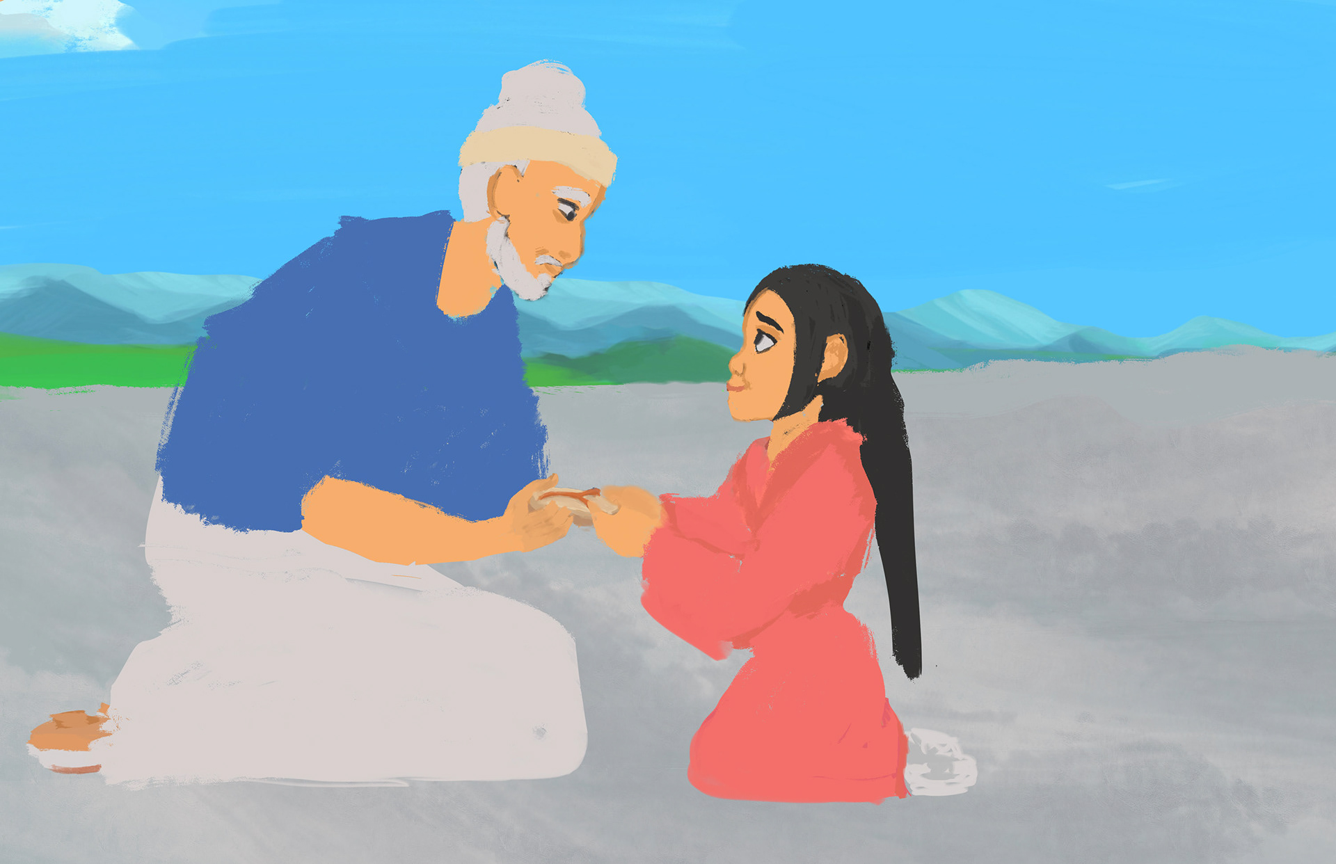 He added that the Mountain Spirit had learned an important lesson—that even divine power must yield to the resolve of an upright man.