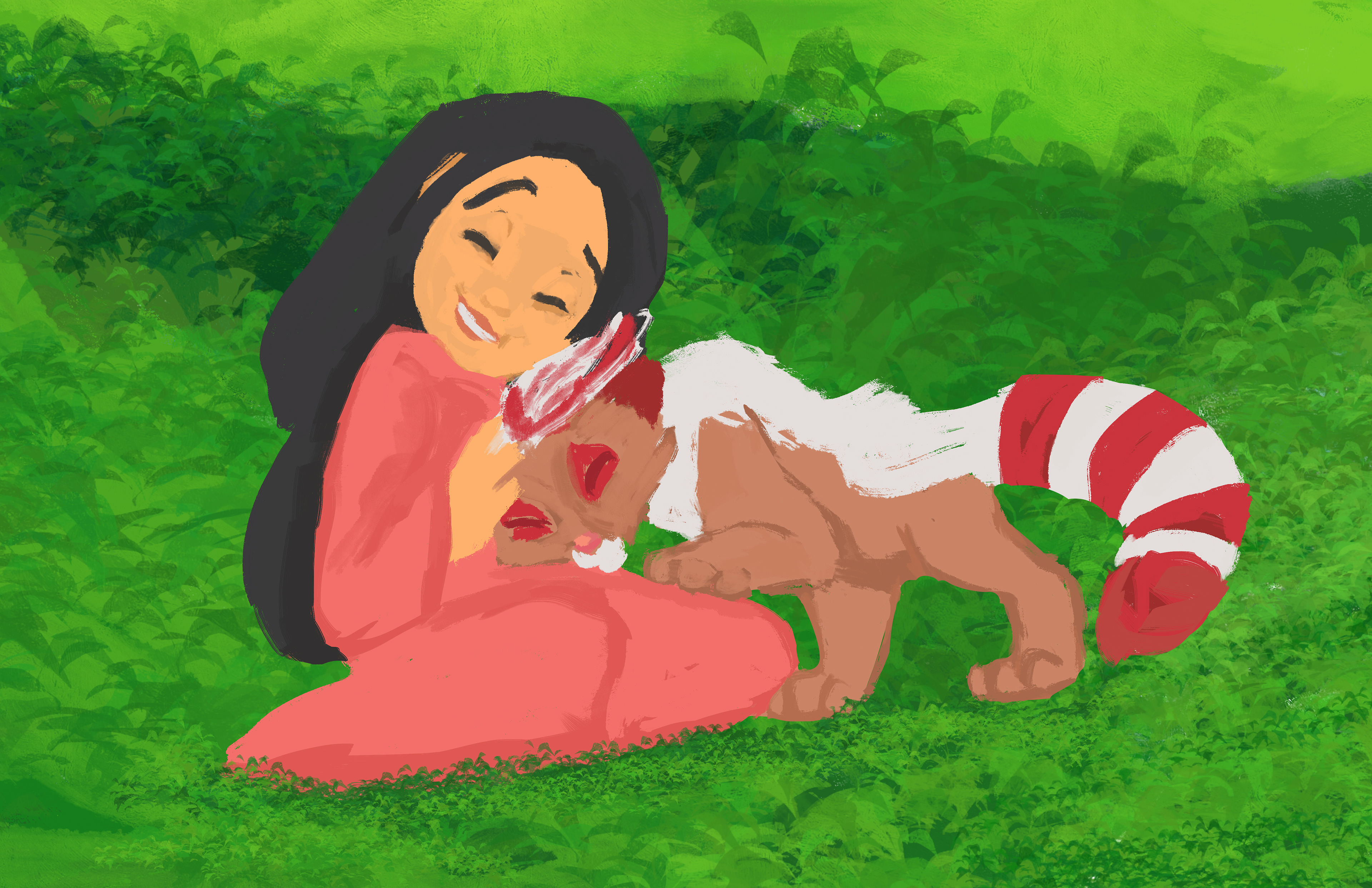 It cuddled close, playful and warm, quickly earning her trust.