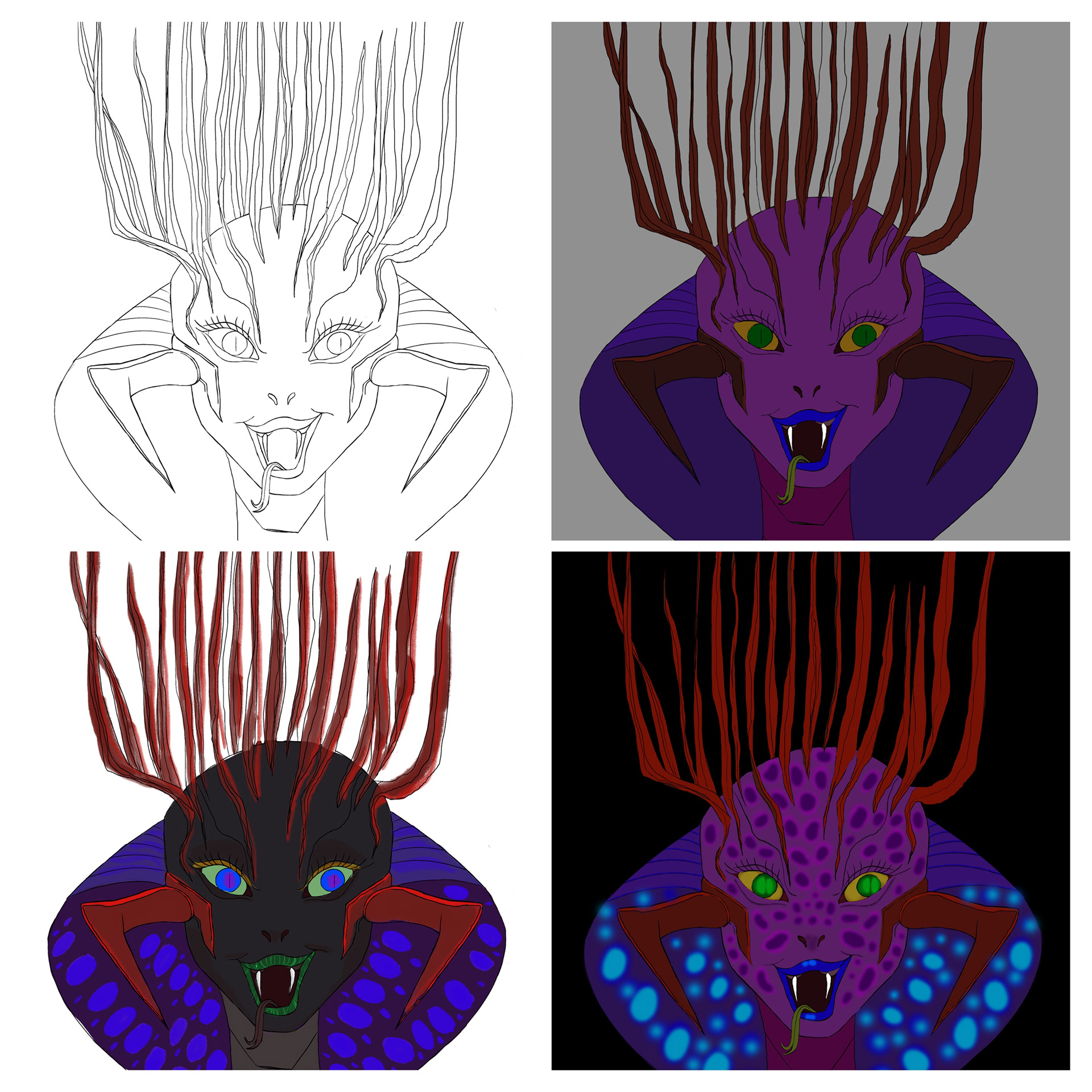 Alien Character Design - digital illustration