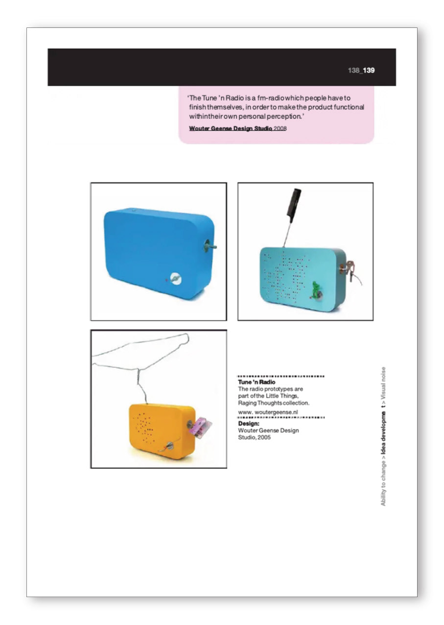 Tune 'n Radio - User-Centric Product Design by Wouter Geense. courtesy Bloomsbury Visual Arts