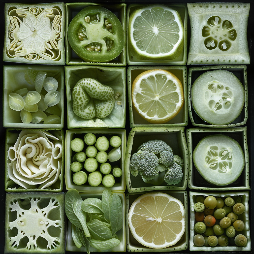 Vegetables Cross Section 1