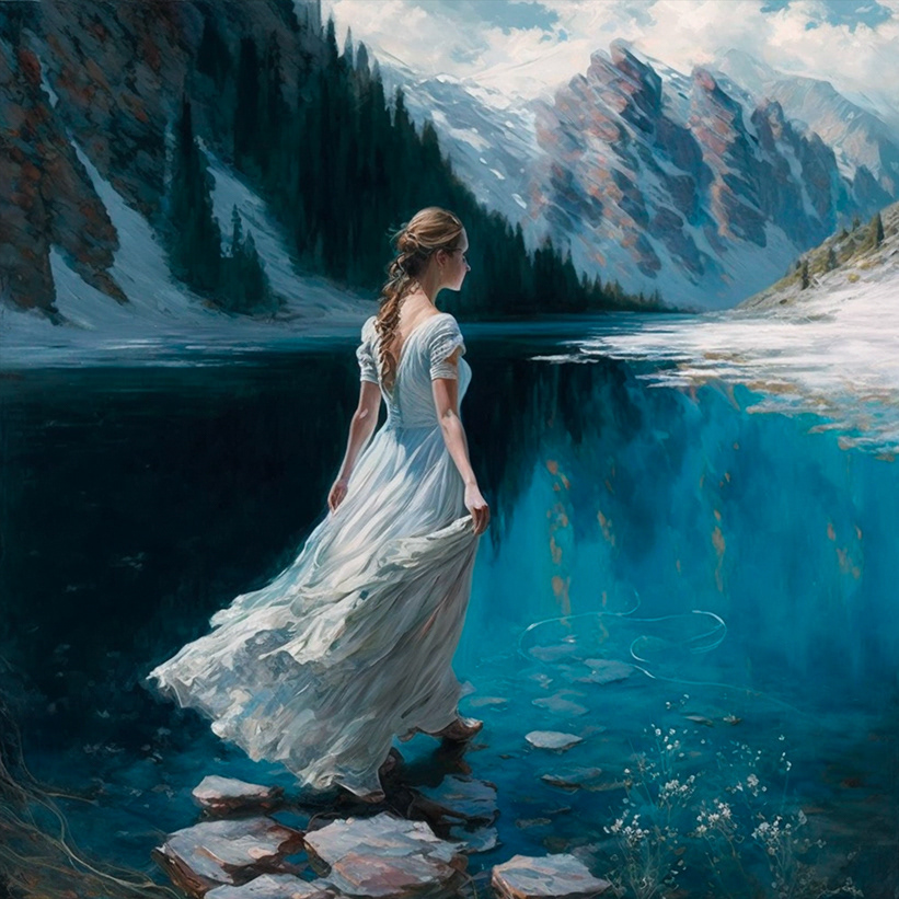 Walking Across the Lake ( AI 2023 )
