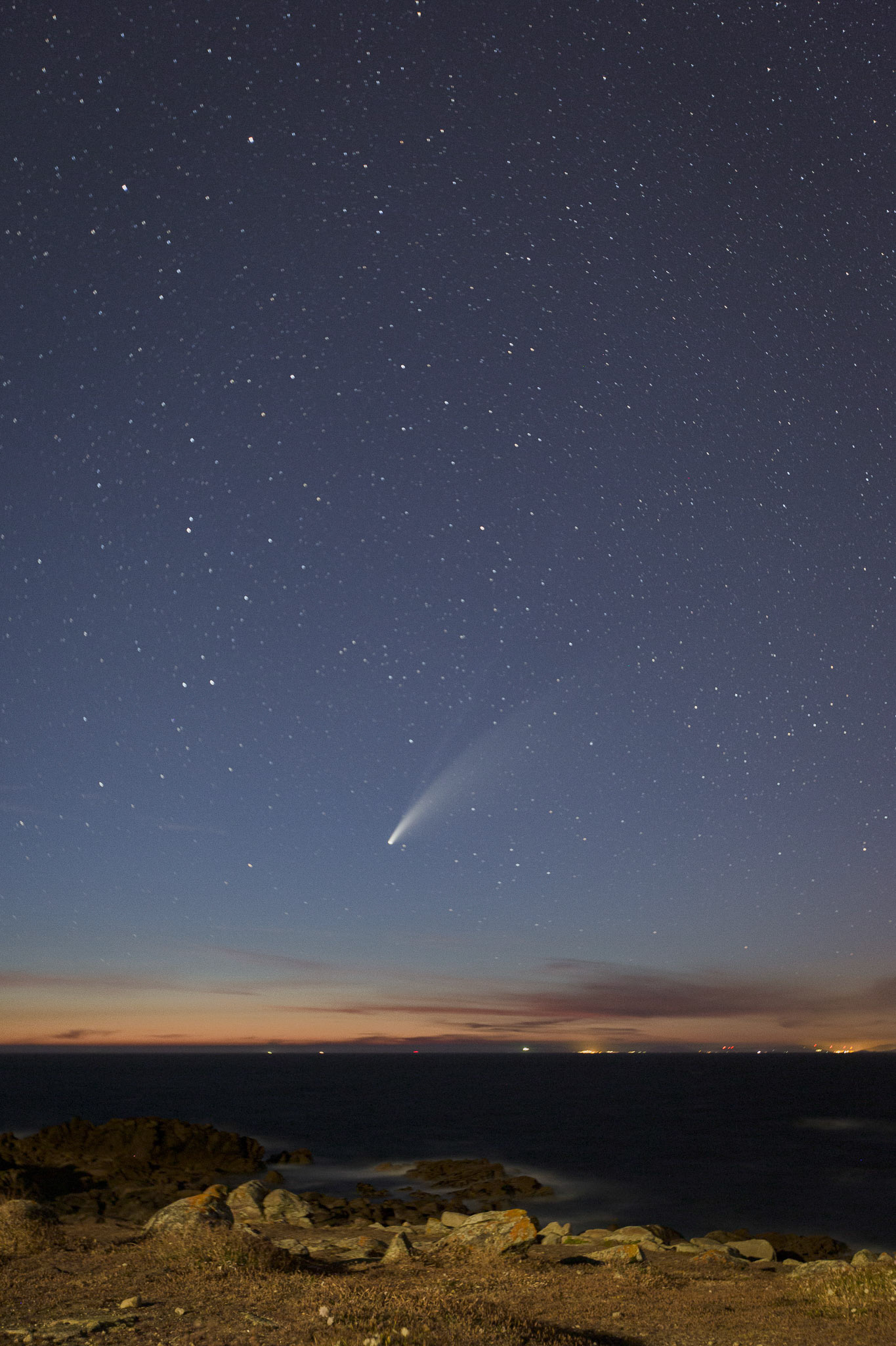 Corrubedo (Cometa Neowise)