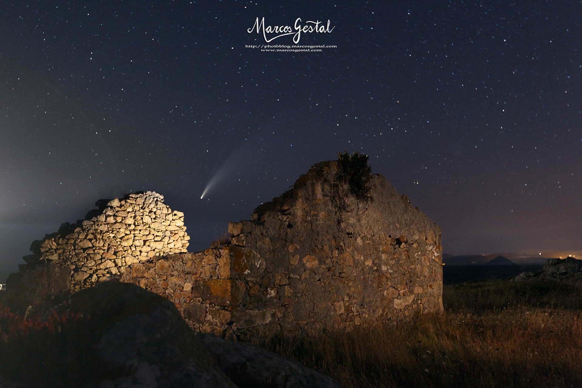 Corrubedo (Cometa Neowise)
