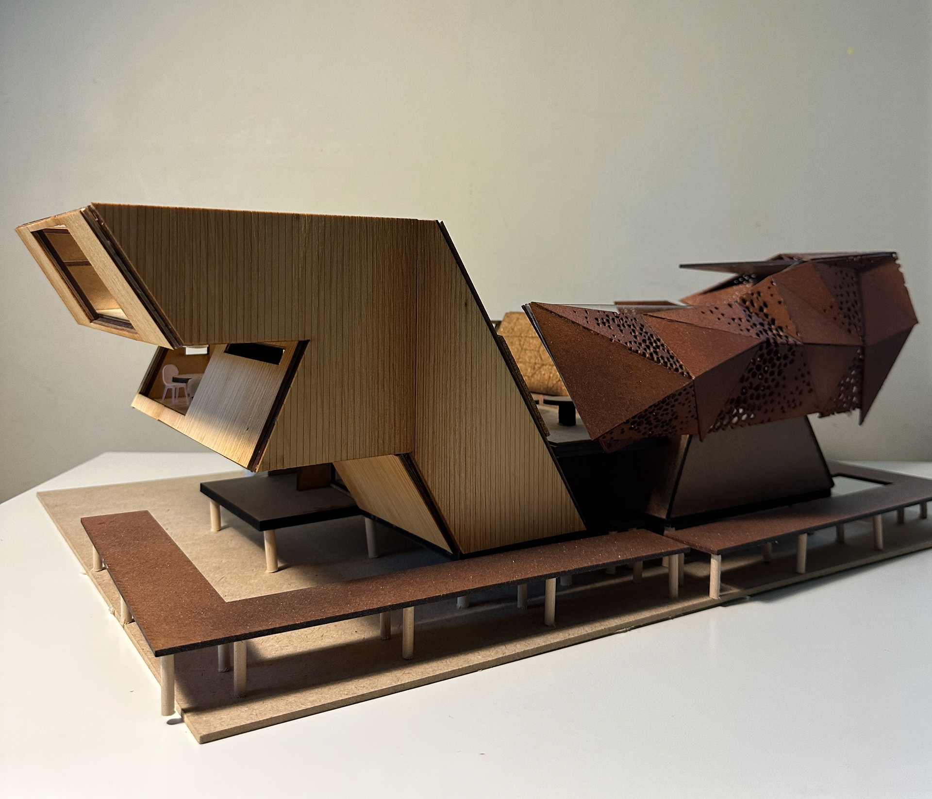 Scaled model 1:40