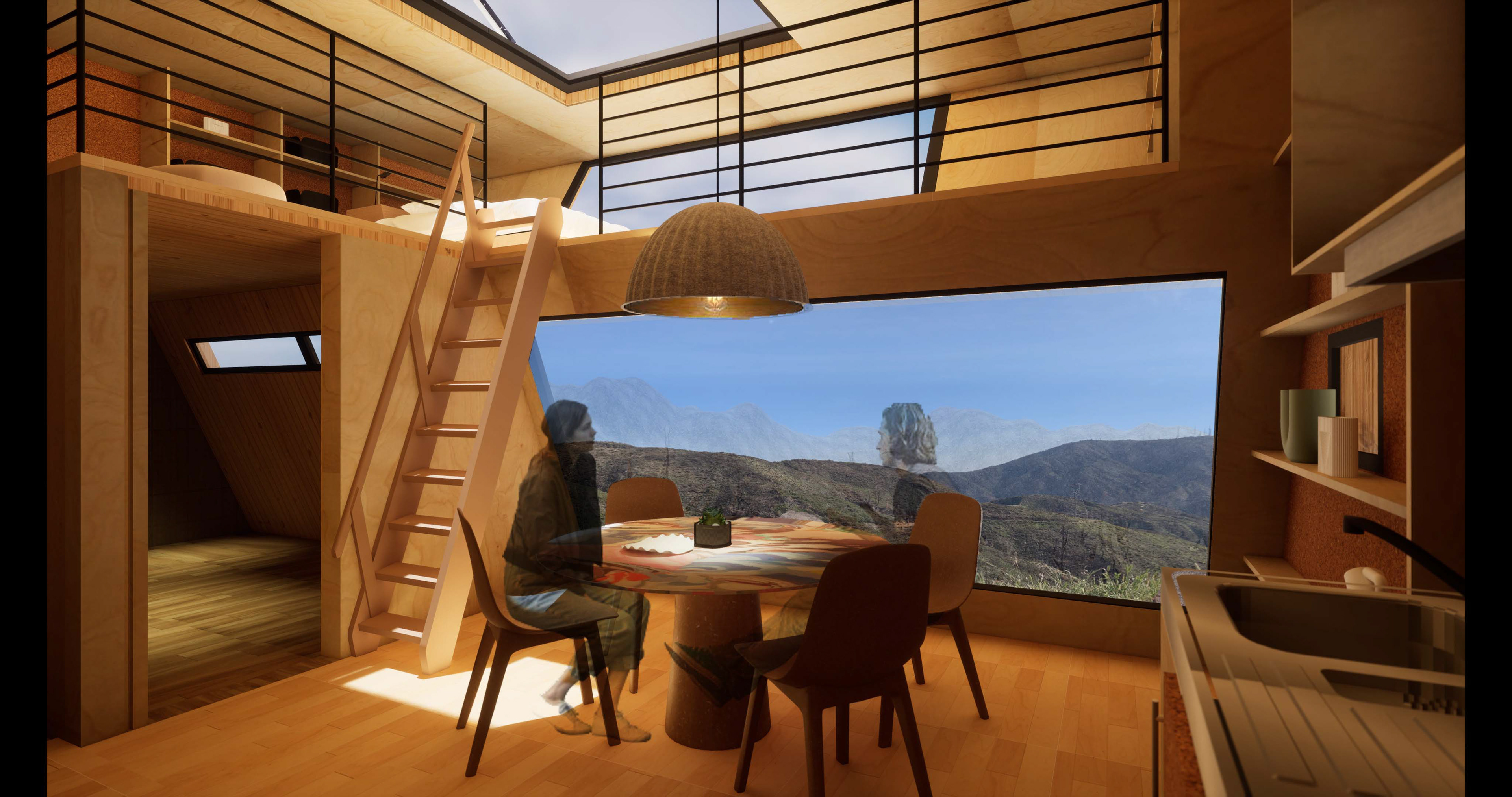 3 Day Living: Forrest consists of two parts, the observation center which is open to public and the private 3 day living area, which is the part of Forrest that you can book through airbnb. Visitors who booked the place by airbnb, thinking of relaxing and creating a memory with his friends or family.