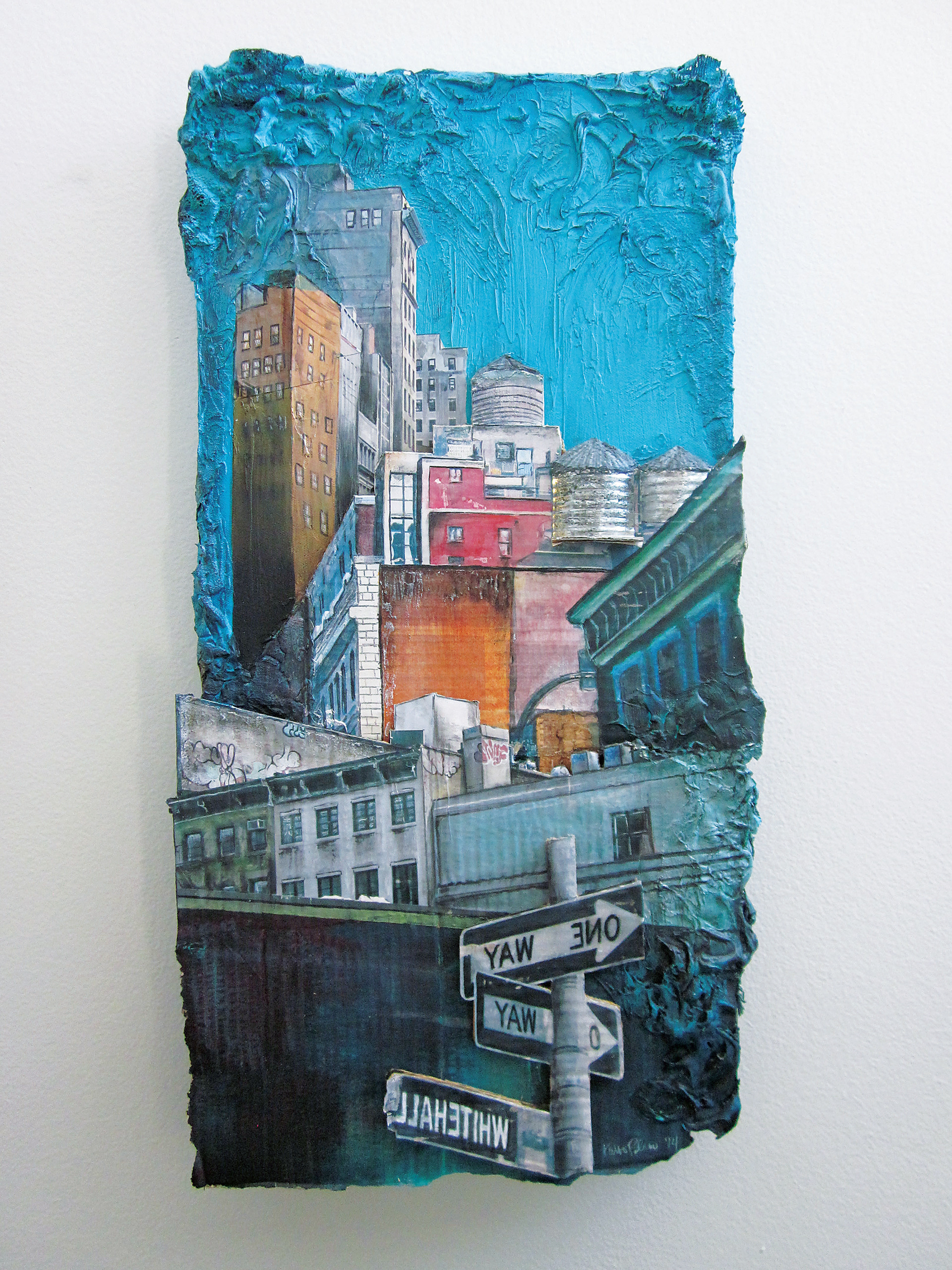 the corner of one way & whitehall // 2014