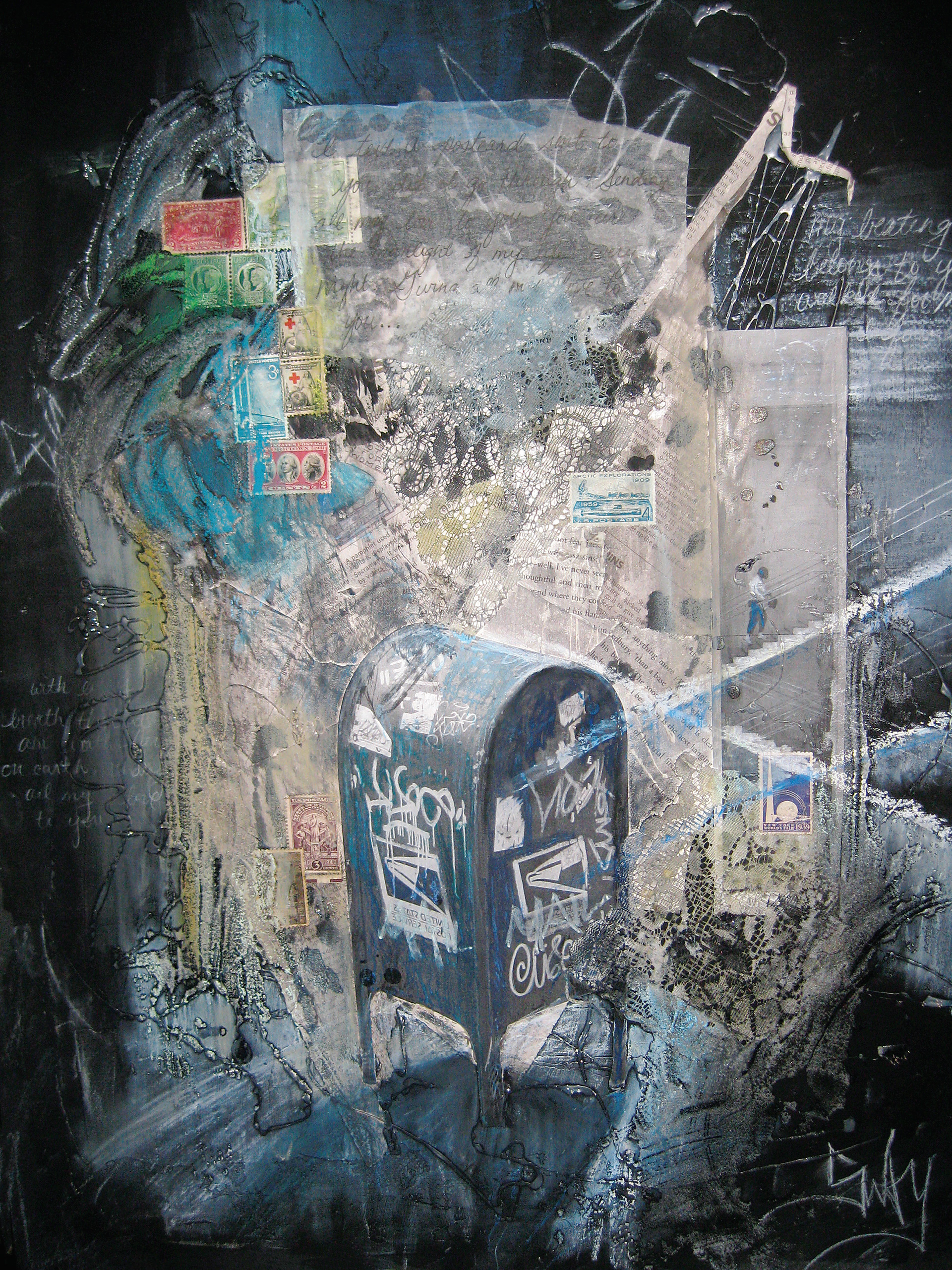 signed, sealed, graffitied // 2011