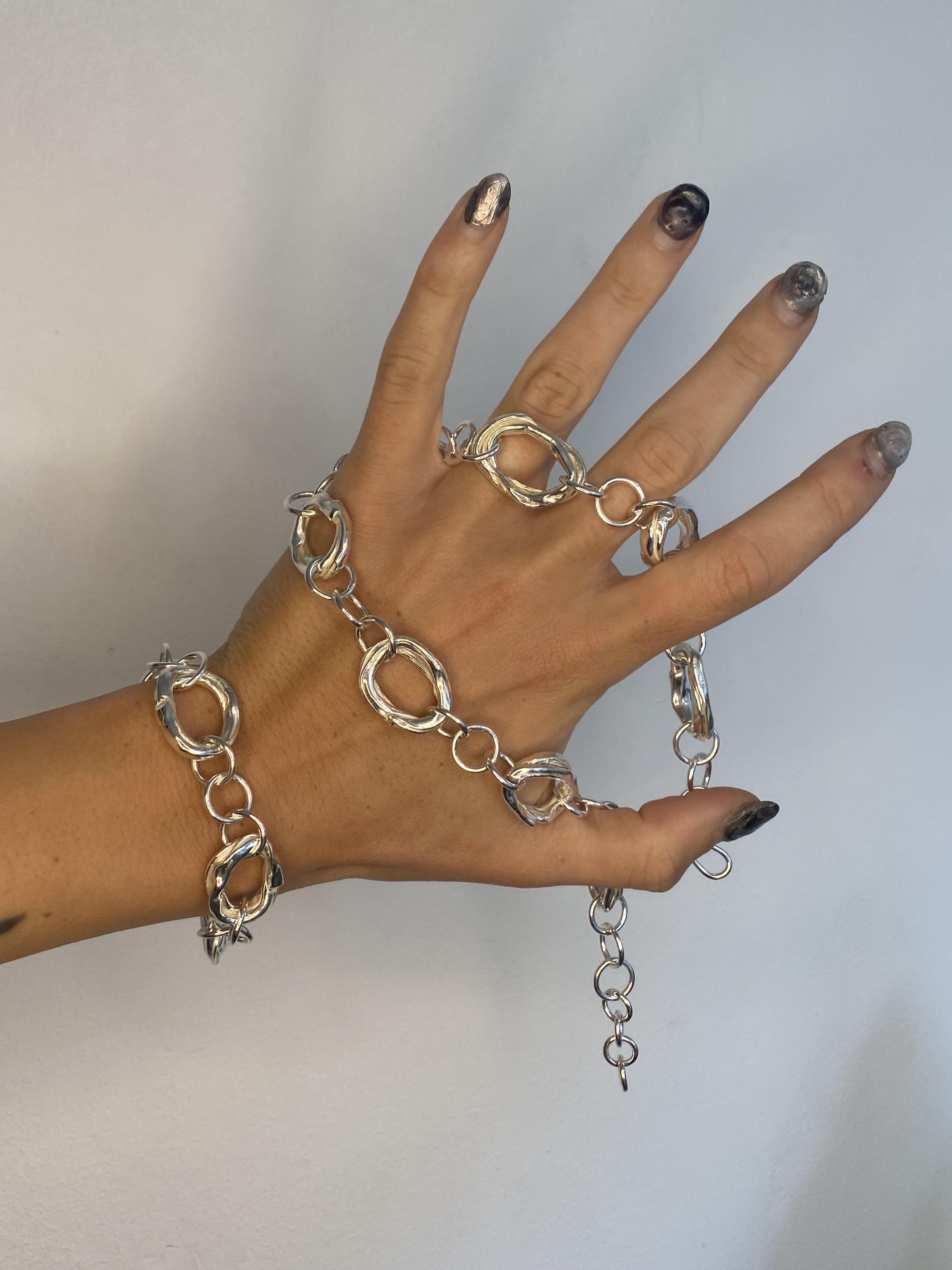 Link Necklace and Bracelet