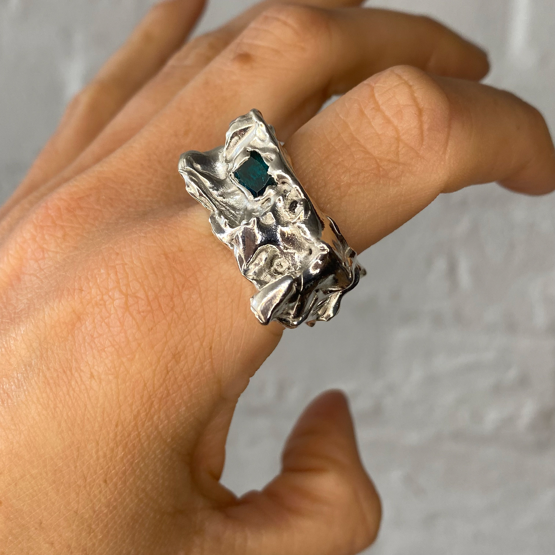 Imprint Ring Heavy with CZ