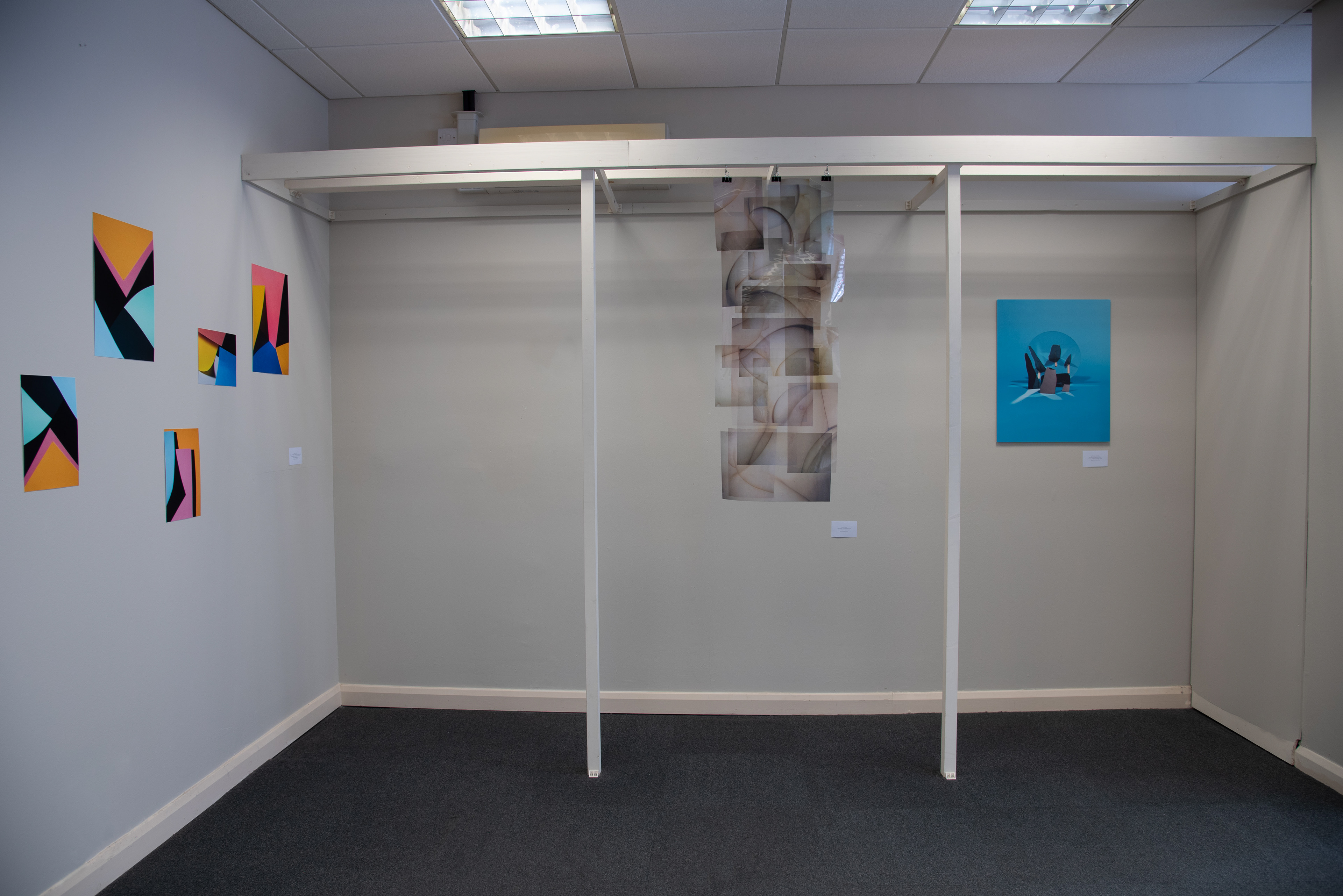 Works left to right: Stani Vaseva, Lucy Kane, Saffron Laishley