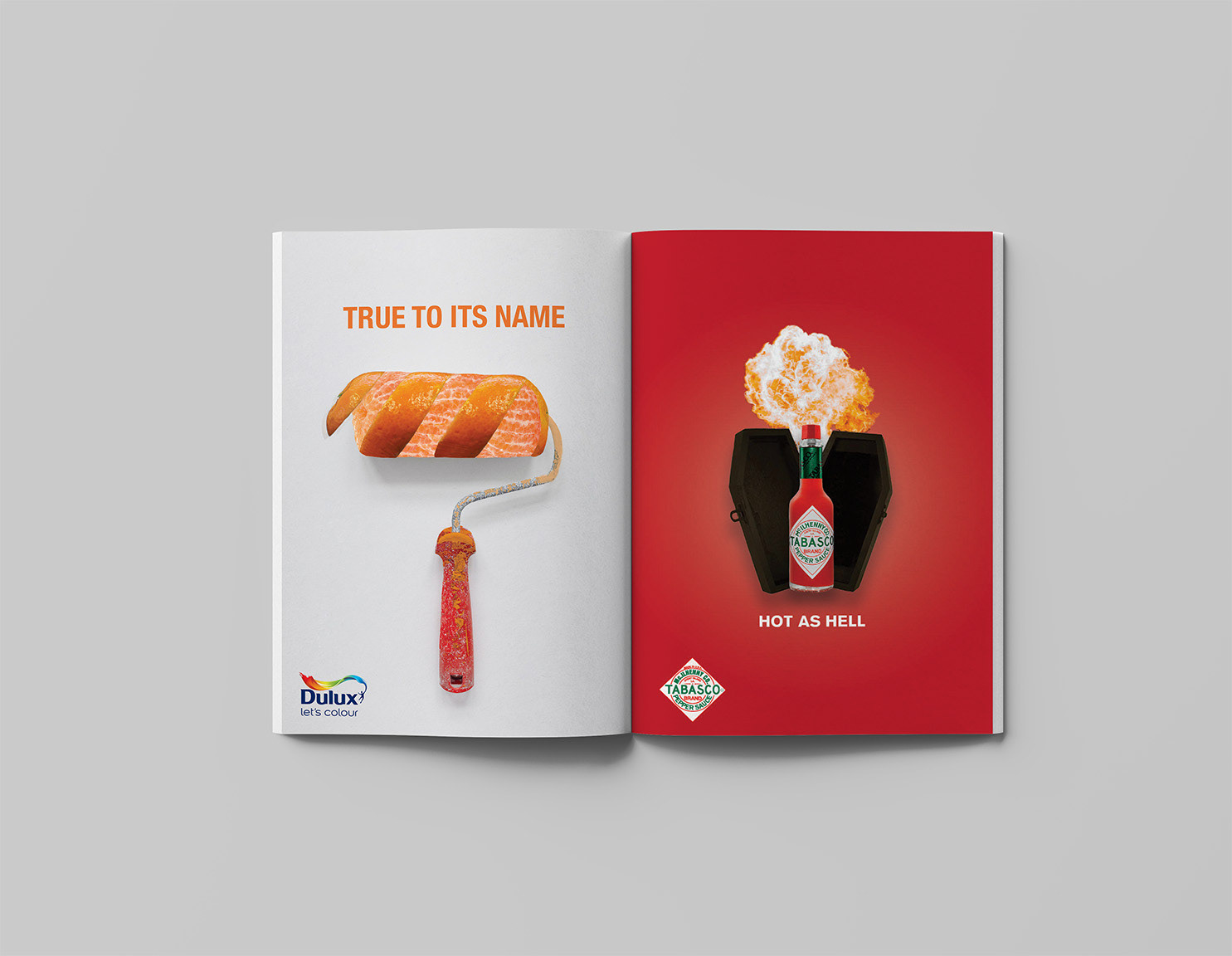 Dulux and Tabasco Ad Mockup 