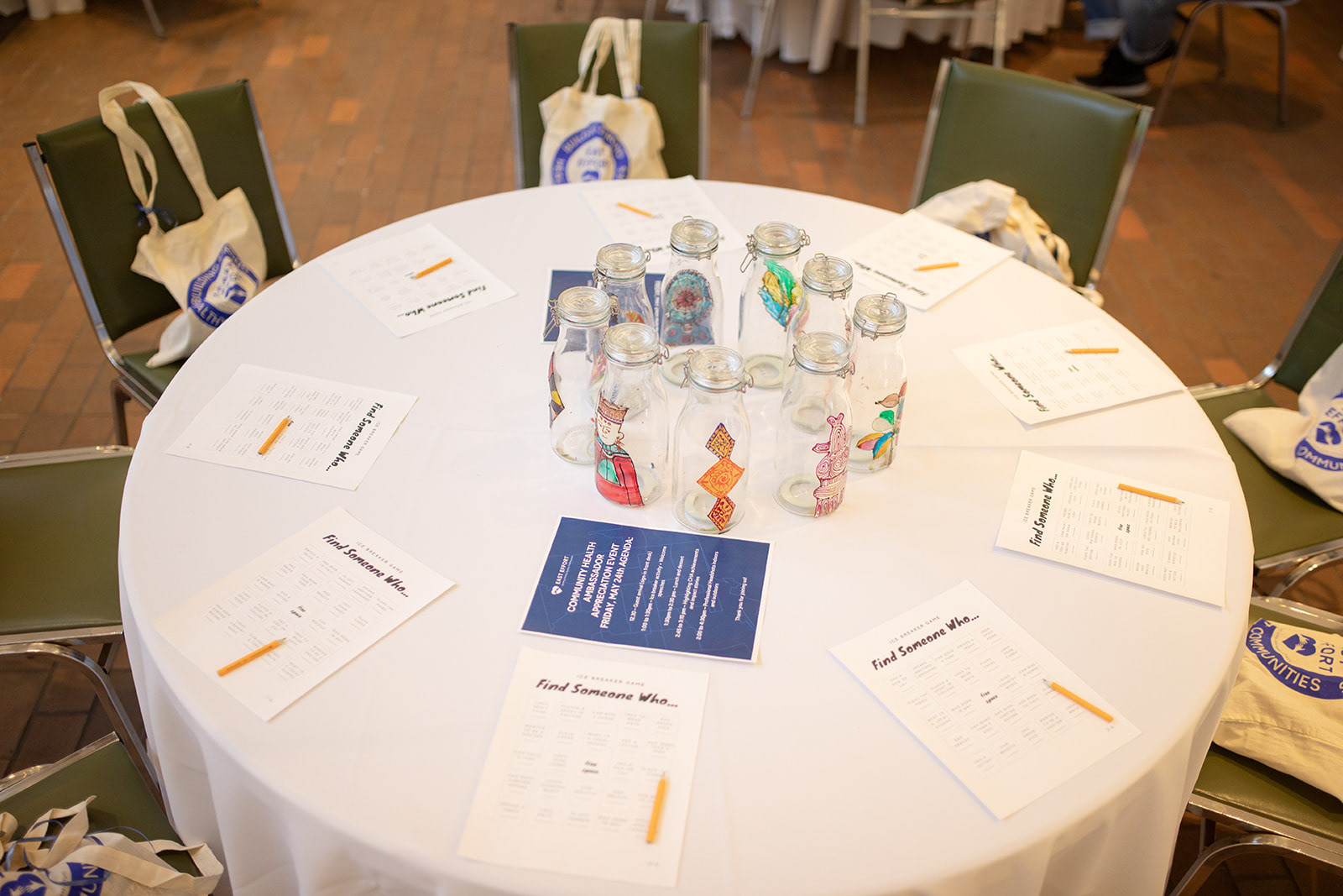 Printed Event Agenda