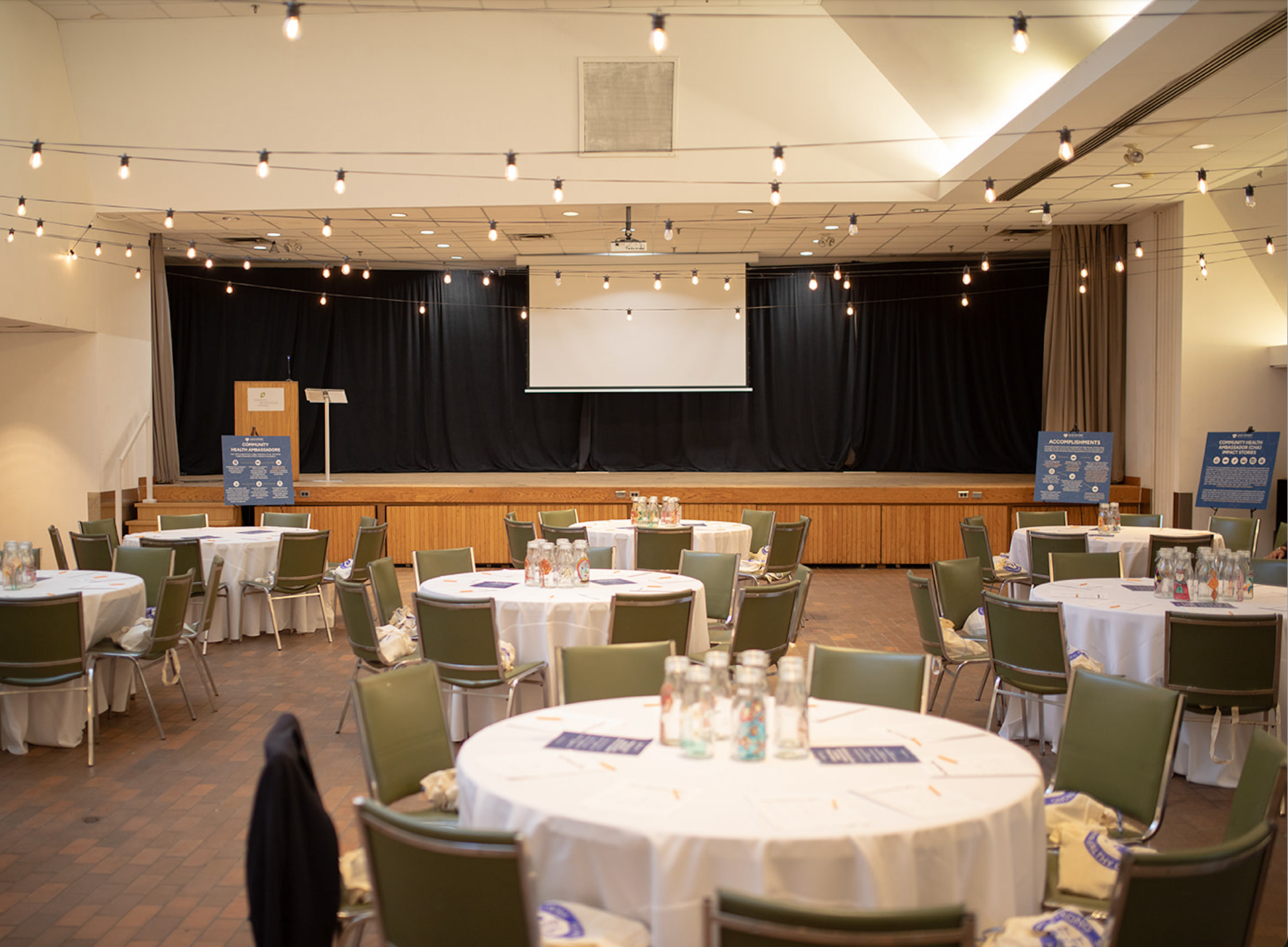 Easel Placements at Event