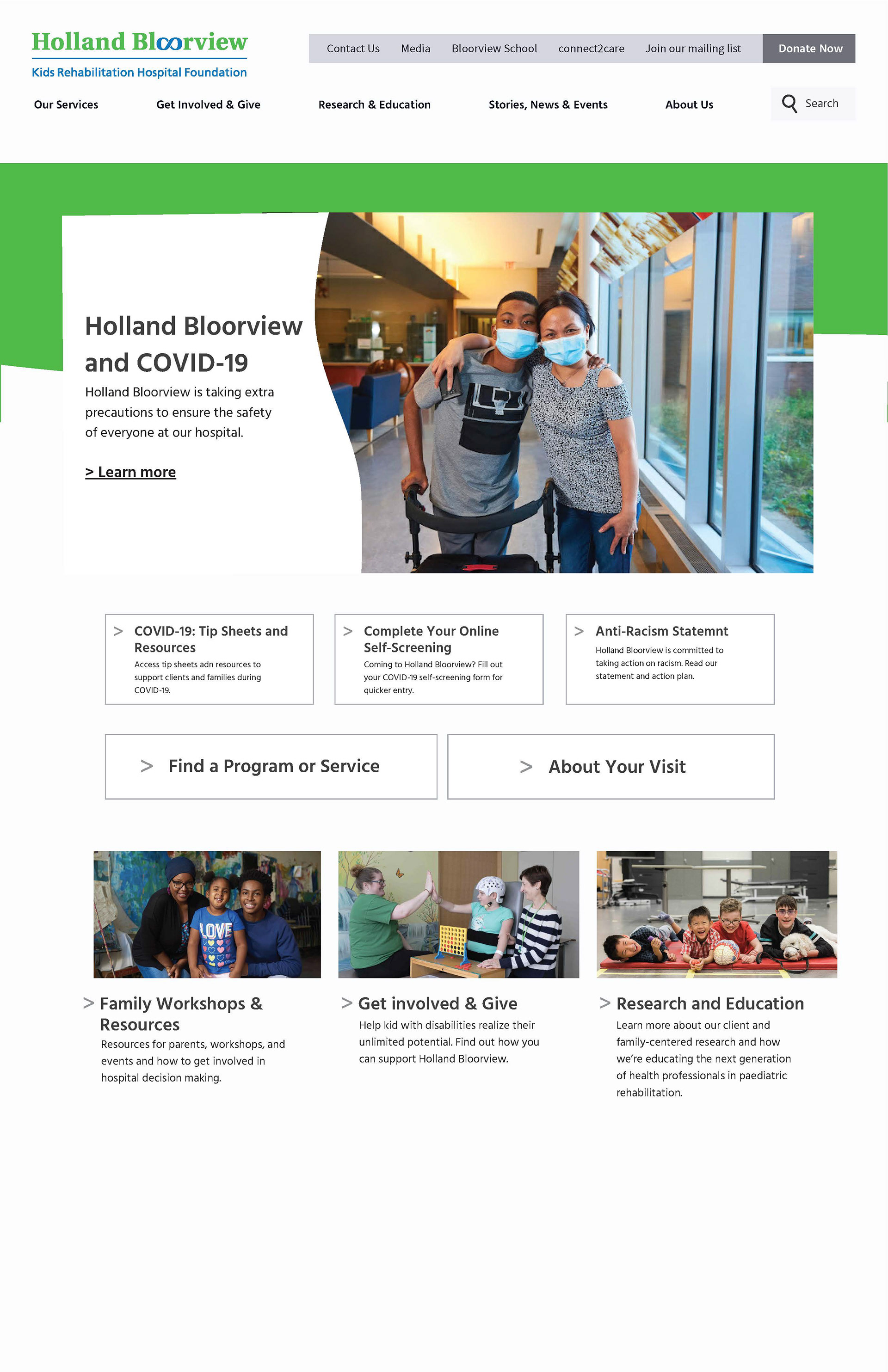 Homepage Image Refresh Mockup