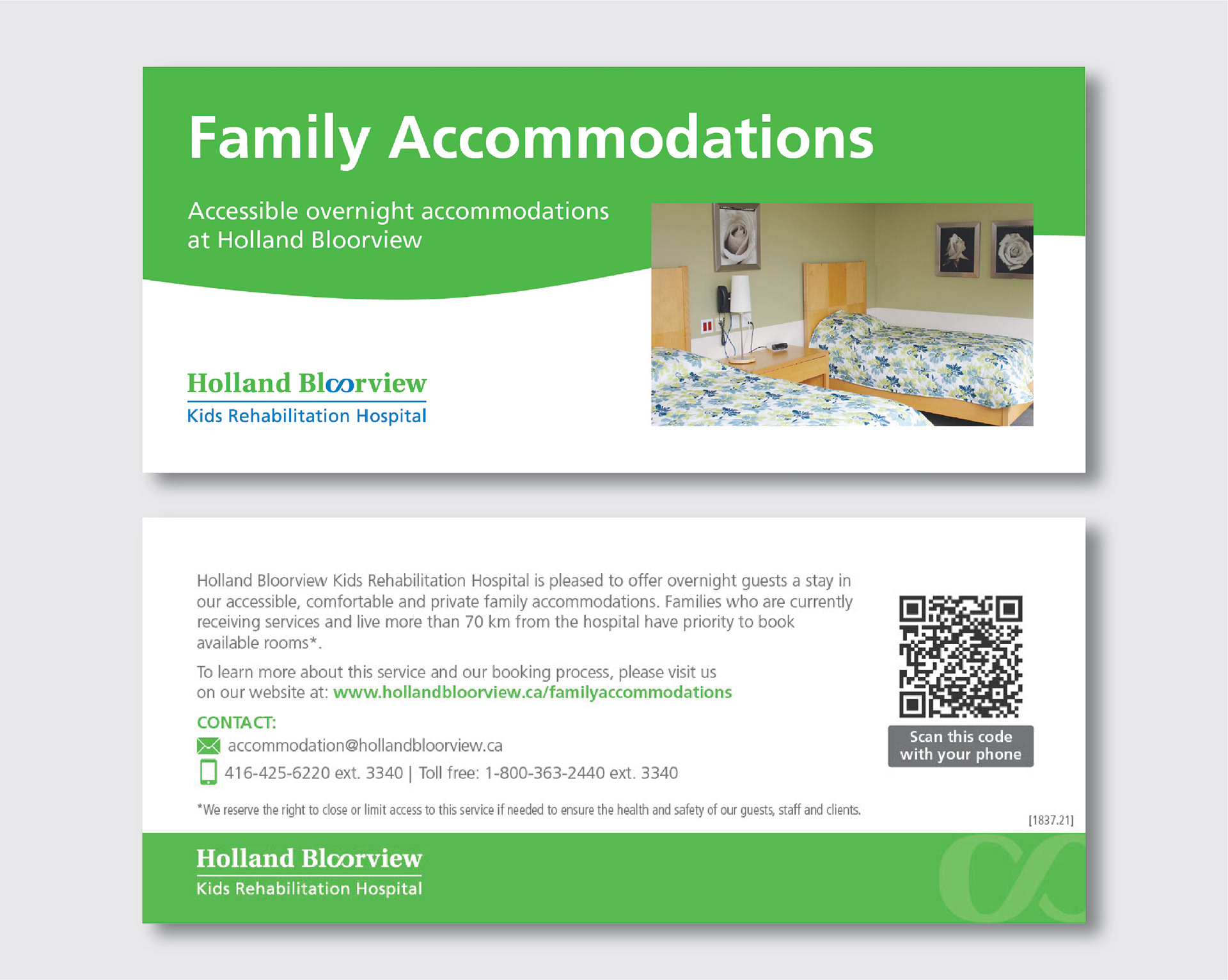 Accommodation Buckslip Mockup